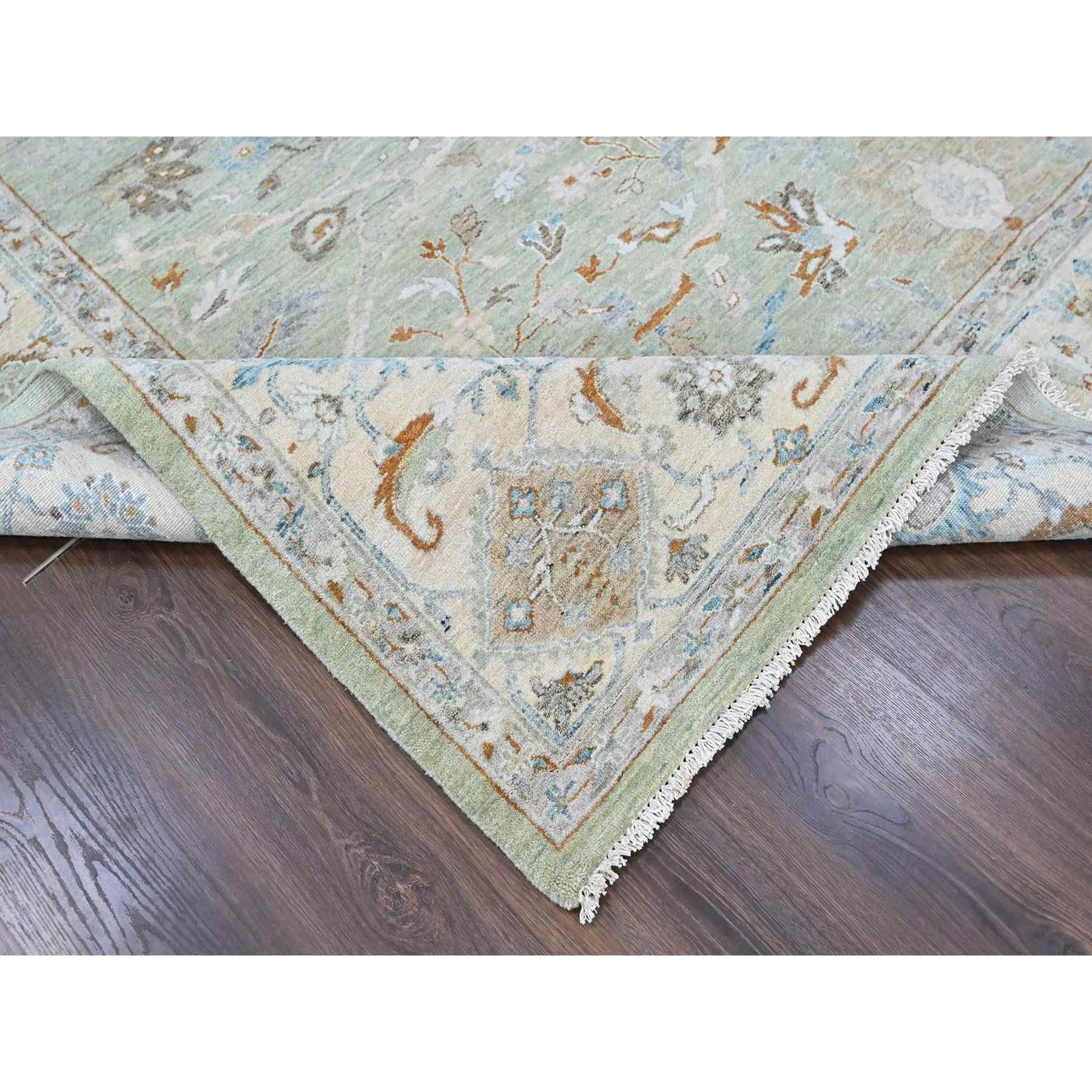 Oushak-And-Peshawar-Hand-Knotted-Rug-52940