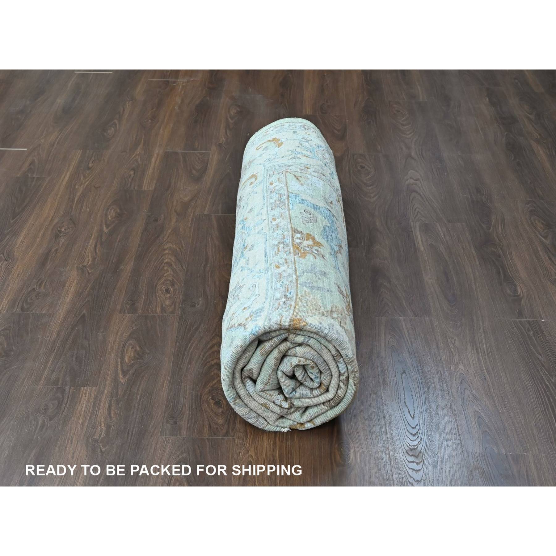 Oushak-And-Peshawar-Hand-Knotted-Rug-52950