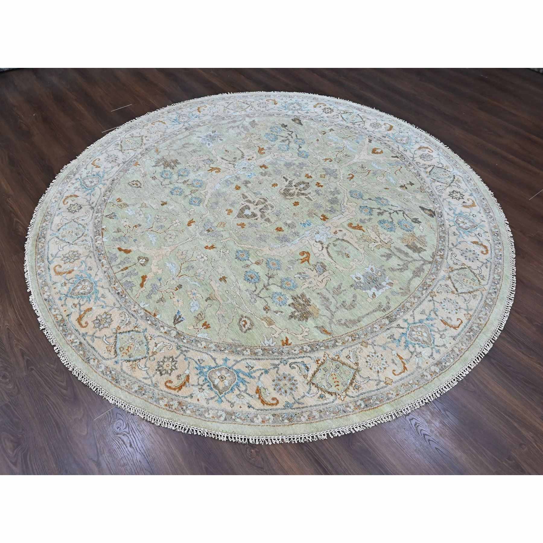 Oushak-And-Peshawar-Hand-Knotted-Rug-52955