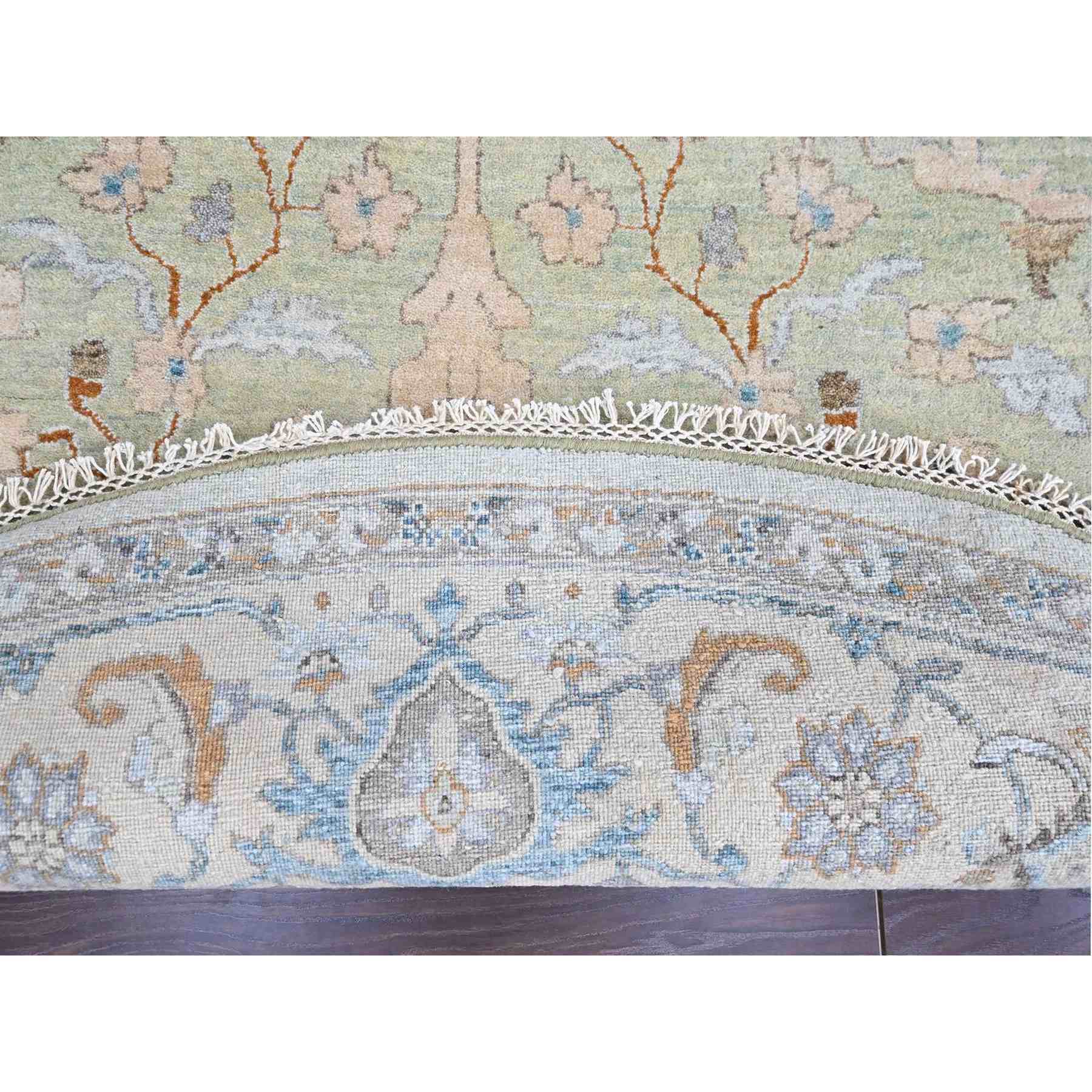 Oushak-And-Peshawar-Hand-Knotted-Rug-52955