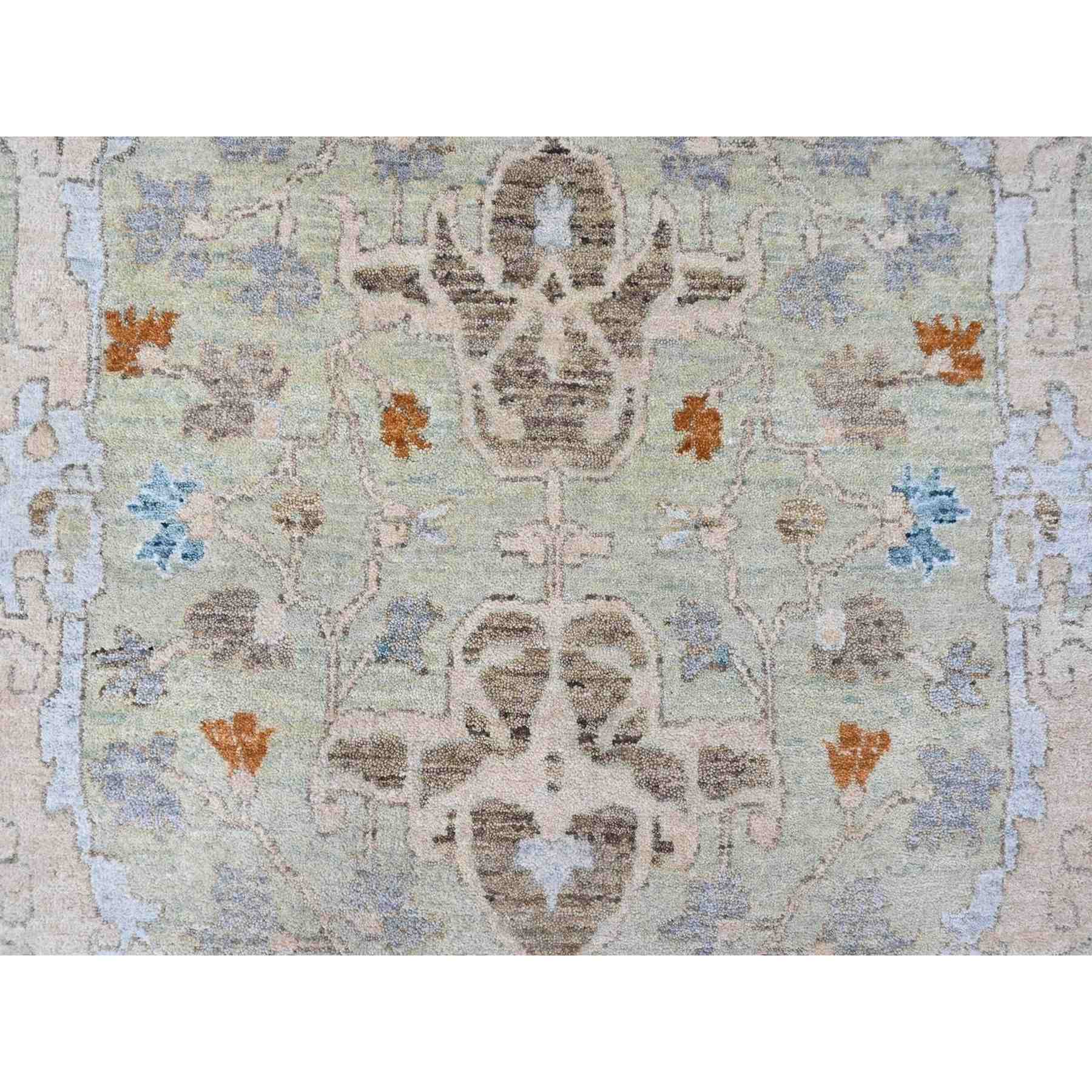 Oushak-And-Peshawar-Hand-Knotted-Rug-52955