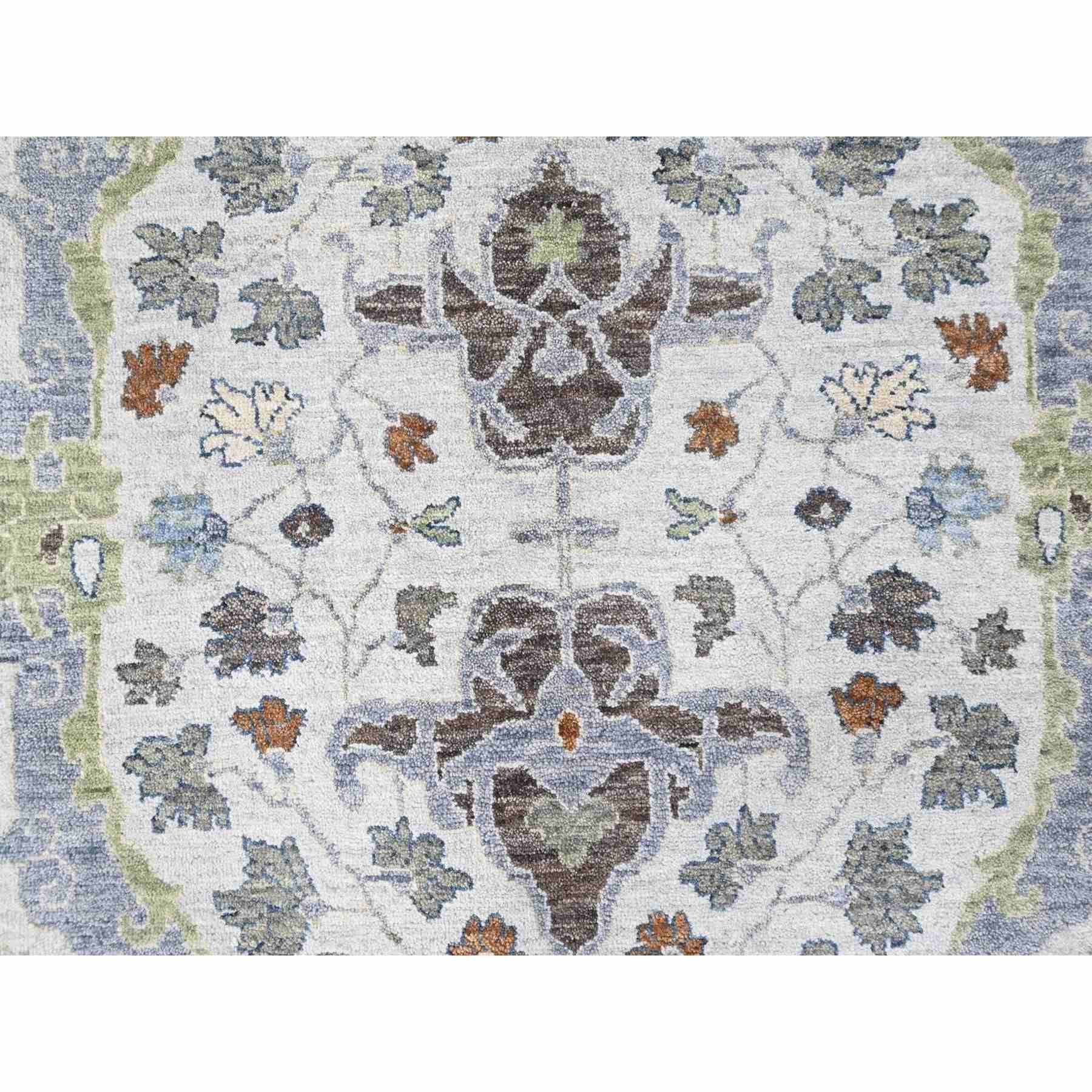 Oushak-And-Peshawar-Hand-Knotted-Rug-52965