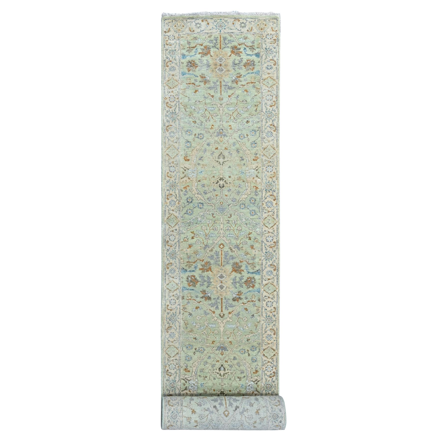 Oushak-And-Peshawar-Hand-Knotted-Rug-52975