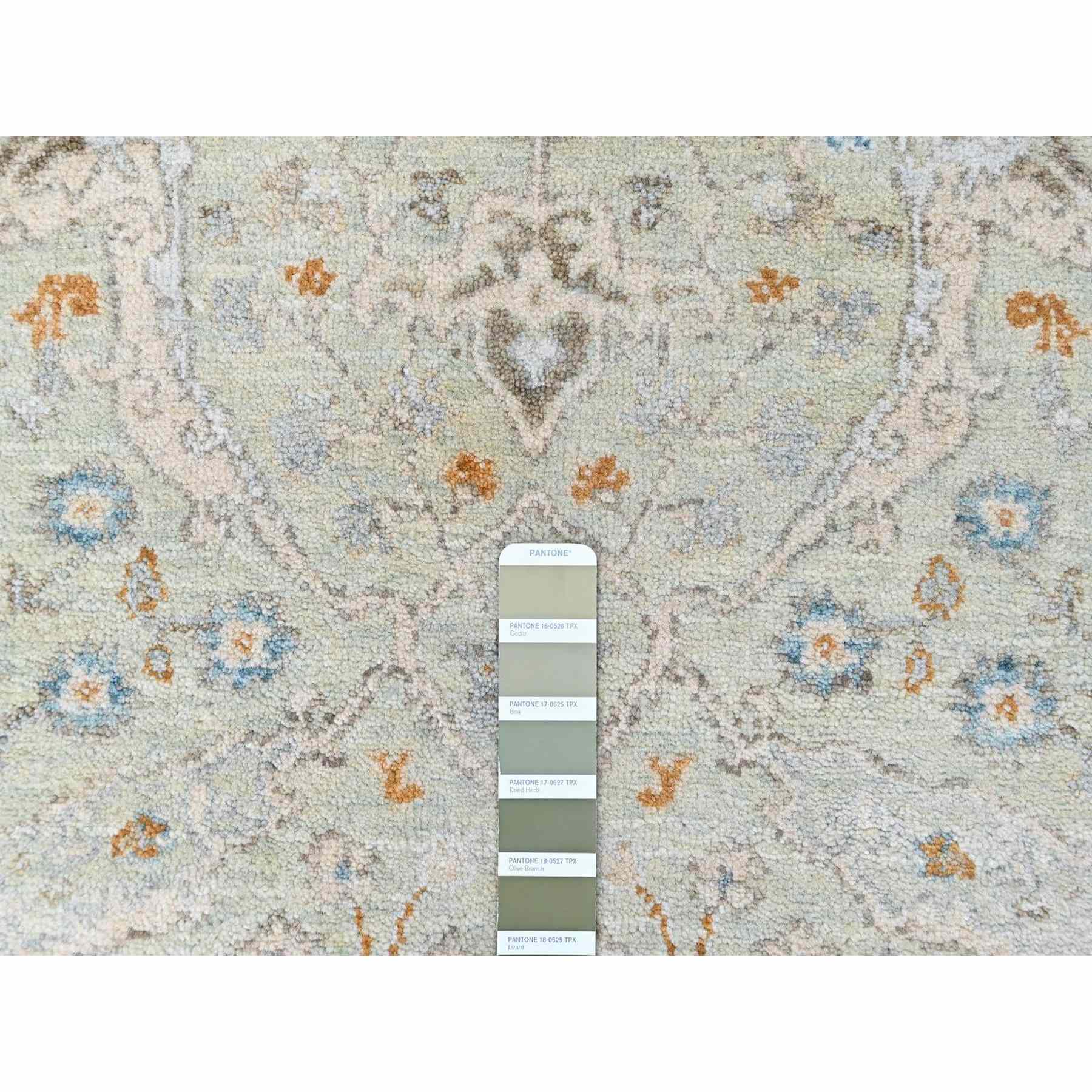 Oushak-And-Peshawar-Hand-Knotted-Rug-52985
