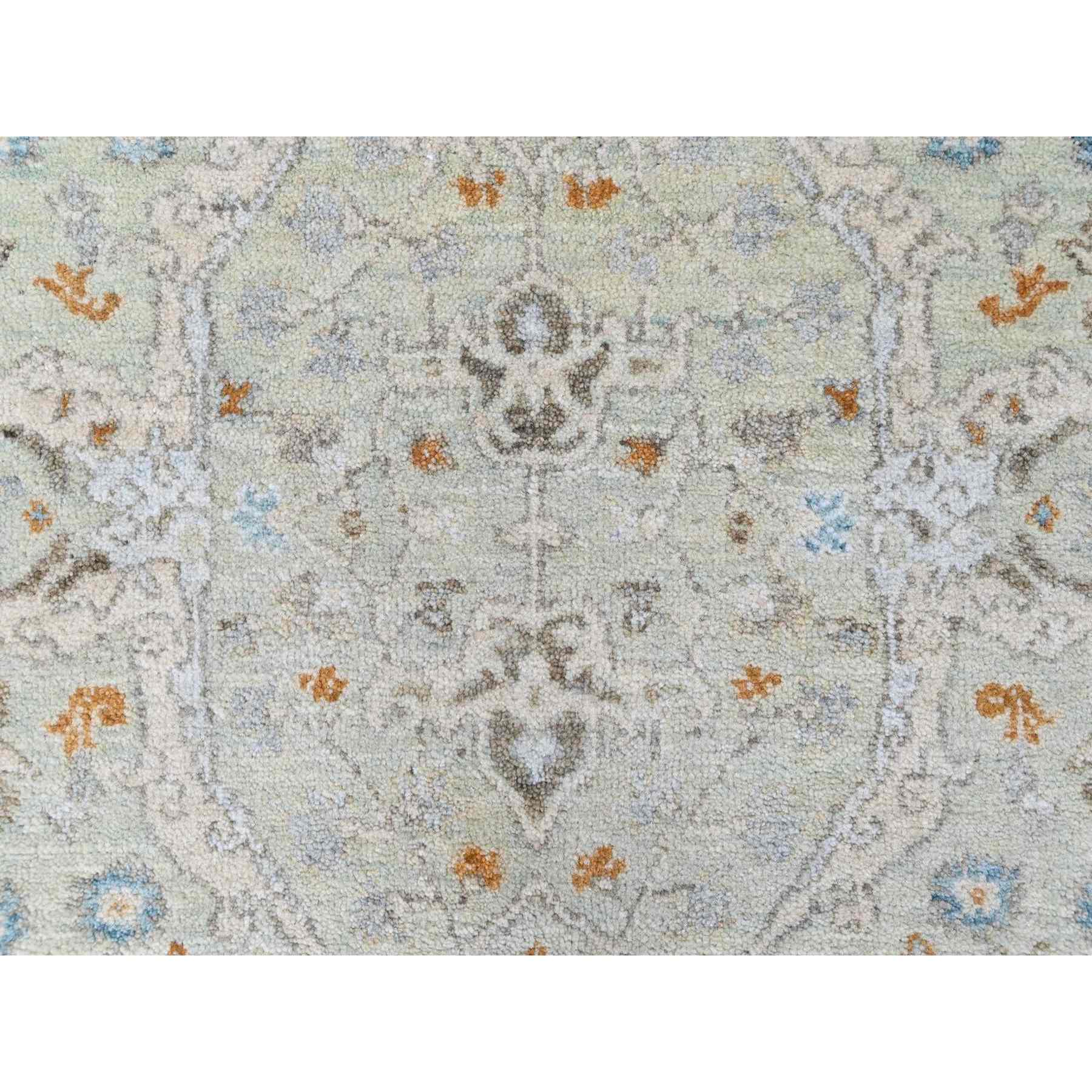 Oushak-And-Peshawar-Hand-Knotted-Rug-52985