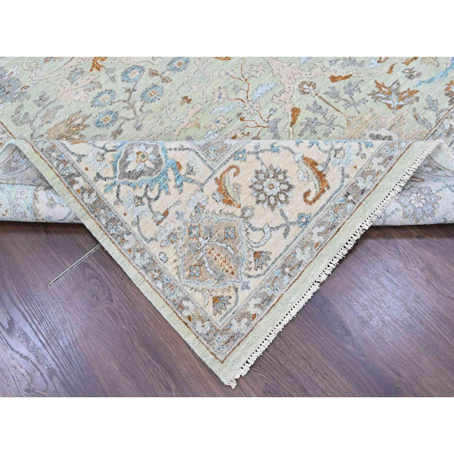 Oushak-And-Peshawar-Hand-Knotted-Rug-52990