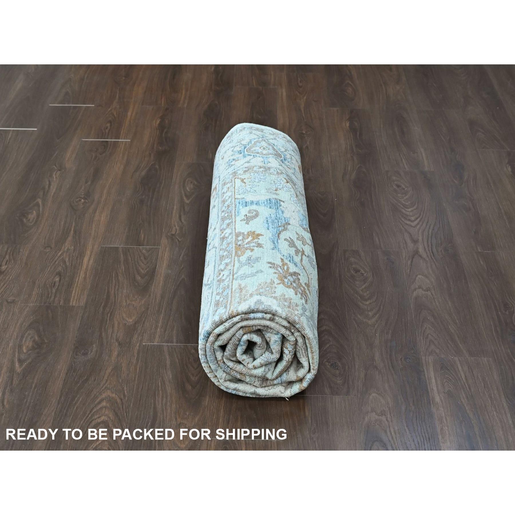 Oushak-And-Peshawar-Hand-Knotted-Rug-52990