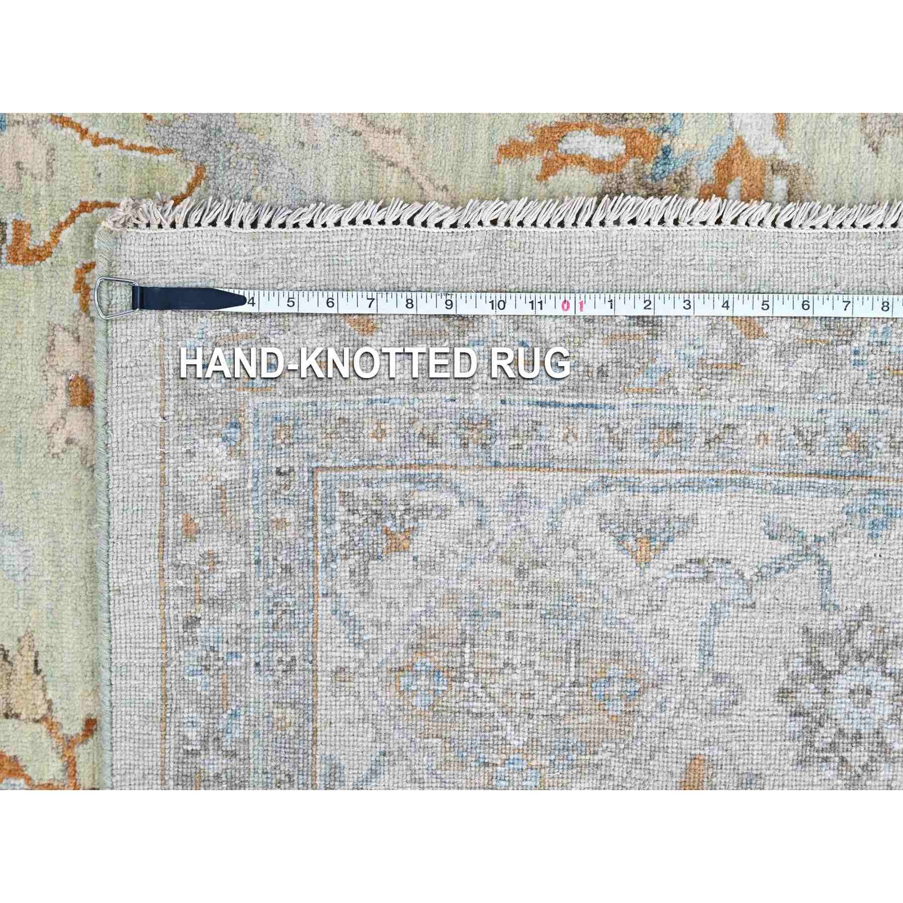 Oushak-And-Peshawar-Hand-Knotted-Rug-53000