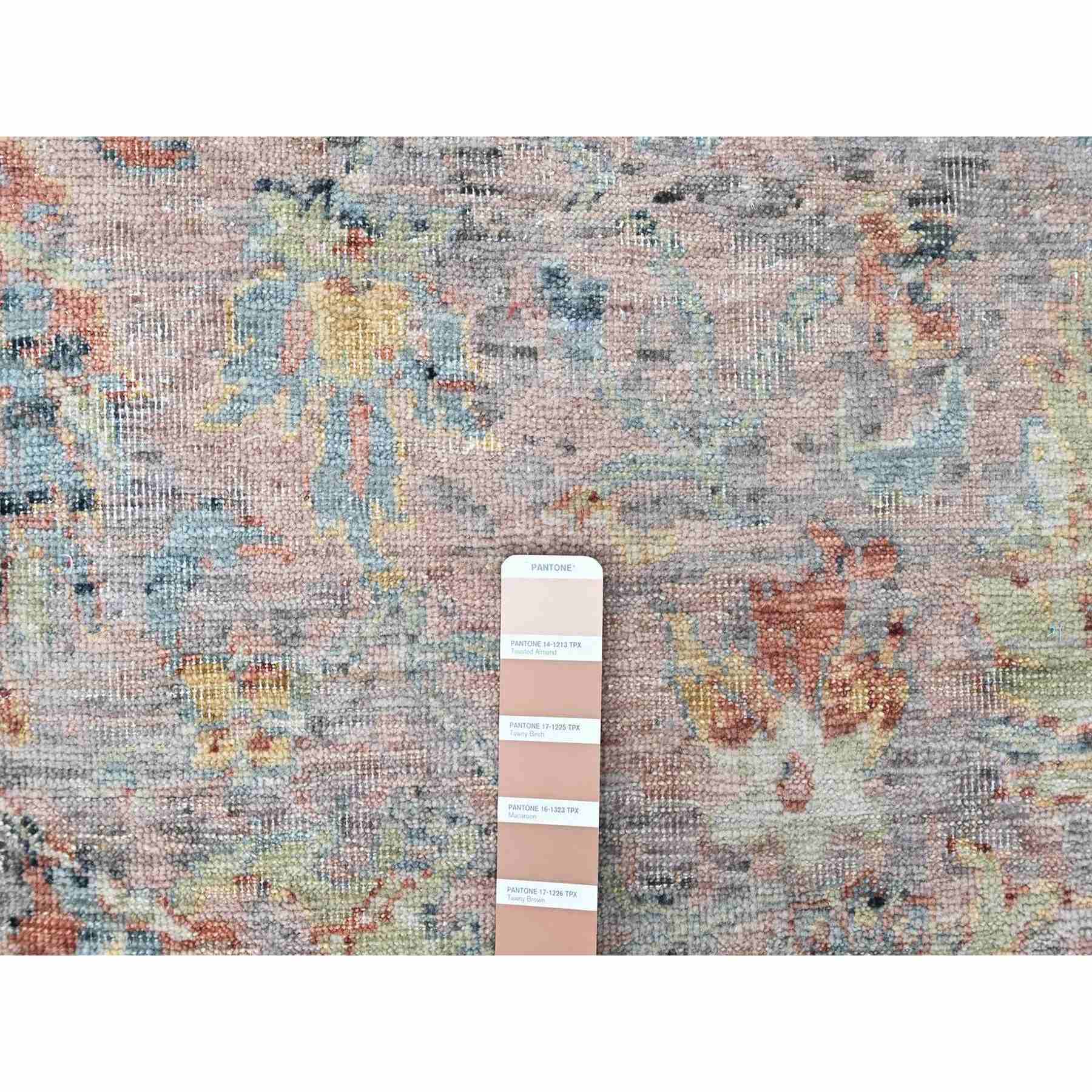 Oushak-And-Peshawar-Hand-Knotted-Rug-53005