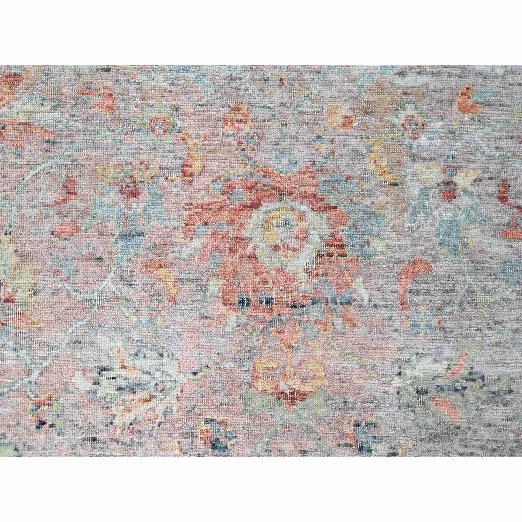 Oushak-And-Peshawar-Hand-Knotted-Rug-53005