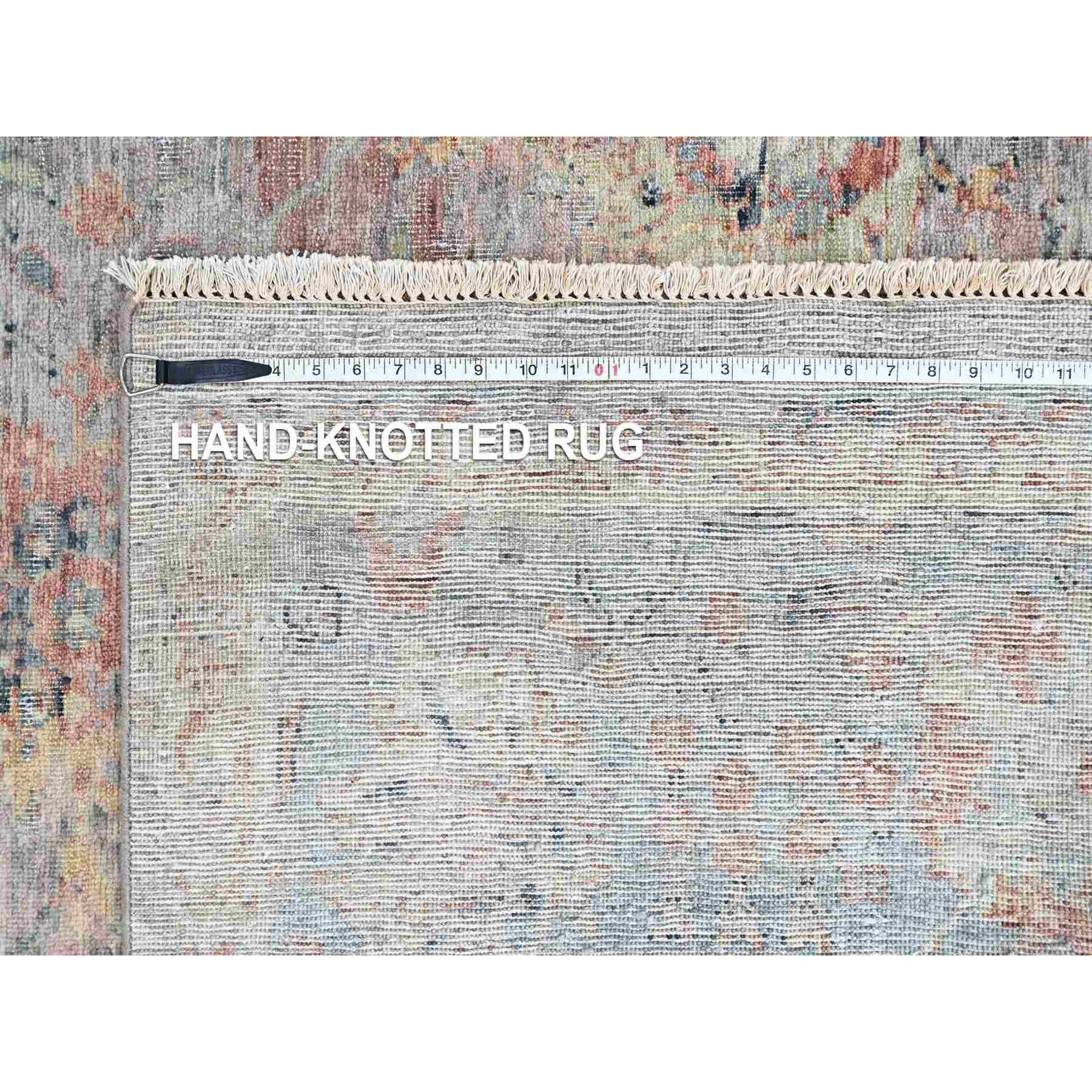 Oushak-And-Peshawar-Hand-Knotted-Rug-53005