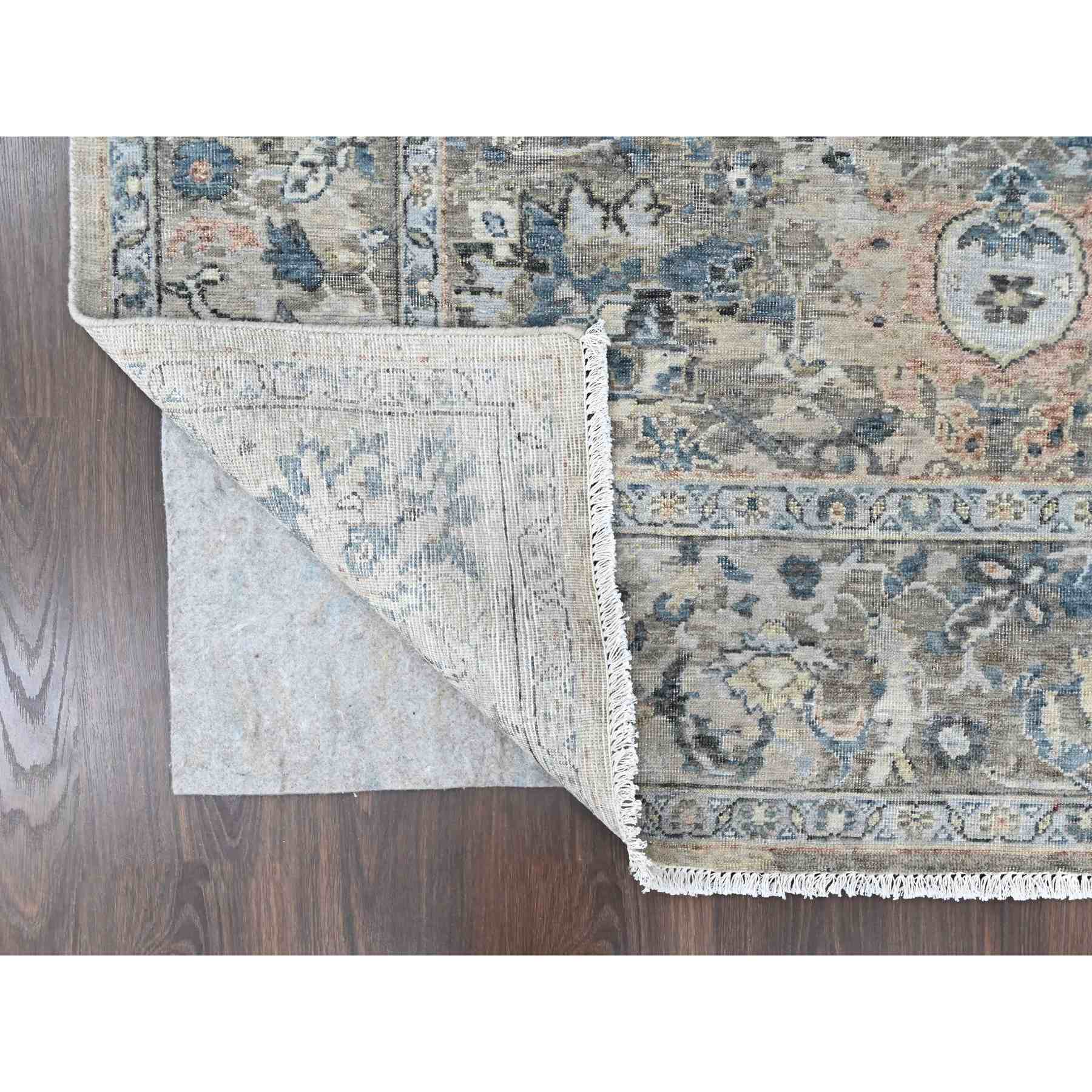 Oushak-And-Peshawar-Hand-Knotted-Rug-53015