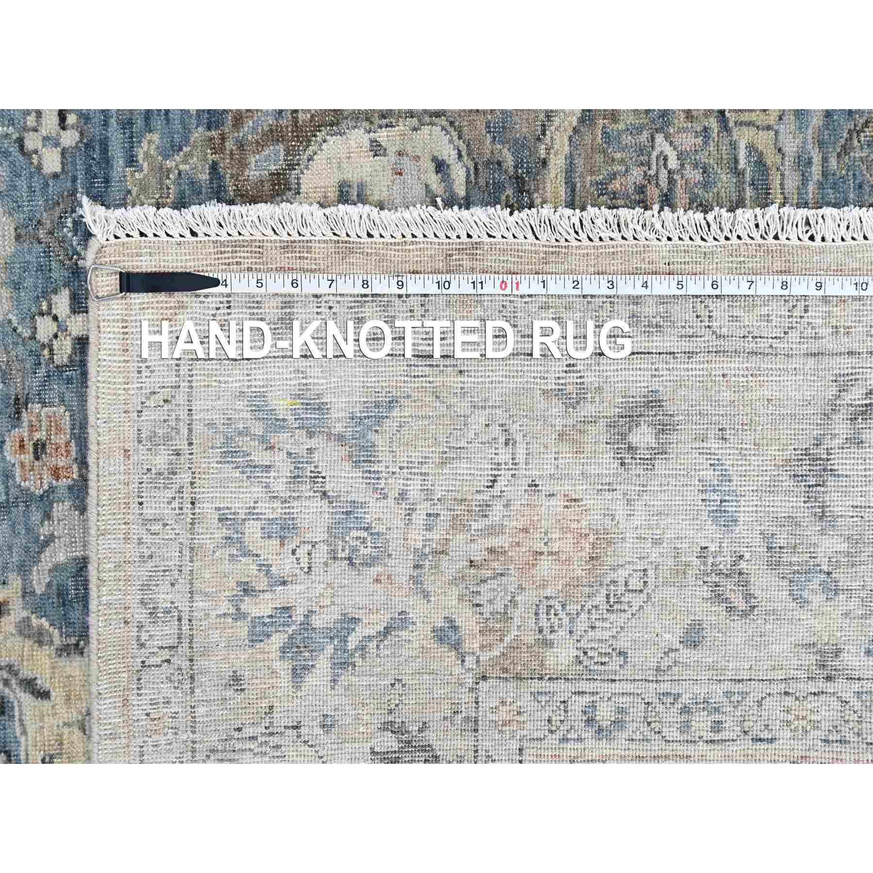 Oushak-And-Peshawar-Hand-Knotted-Rug-53015