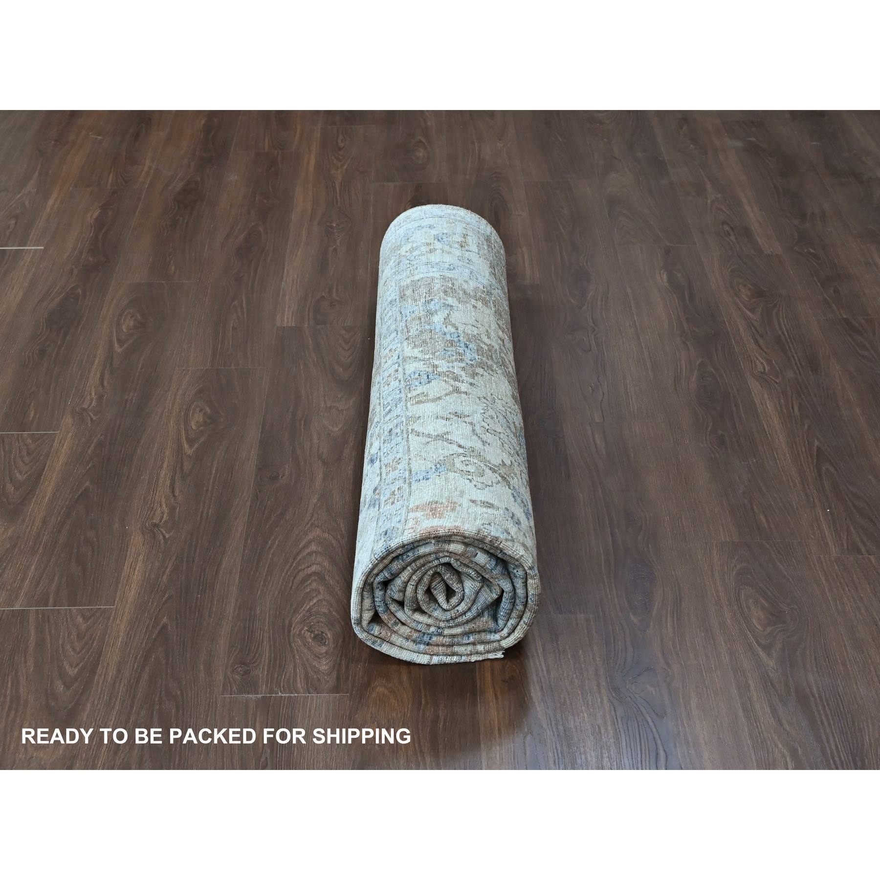 Oushak-And-Peshawar-Hand-Knotted-Rug-53020