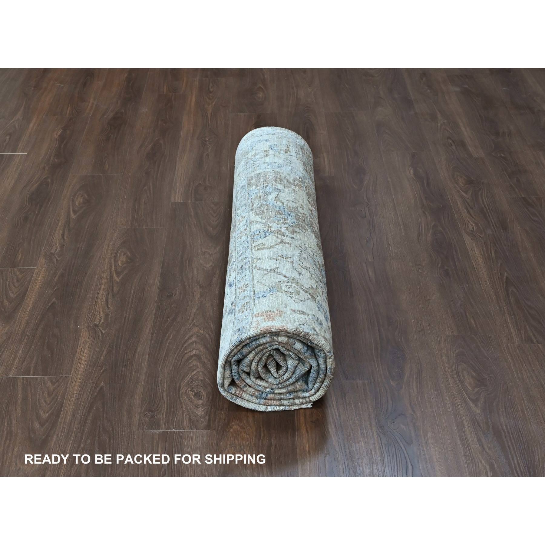 Oushak-And-Peshawar-Hand-Knotted-Rug-53025
