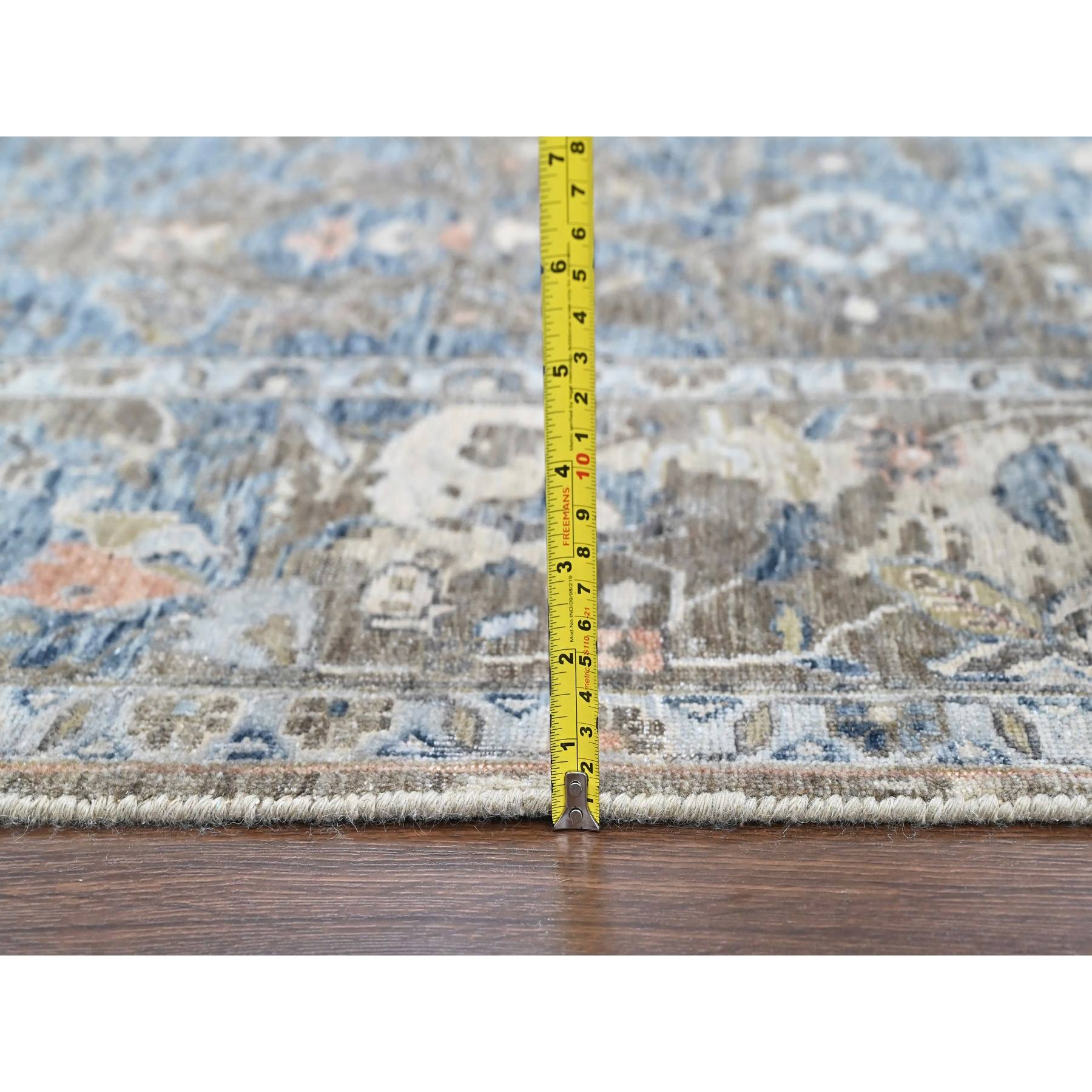 Oushak-And-Peshawar-Hand-Knotted-Rug-53025