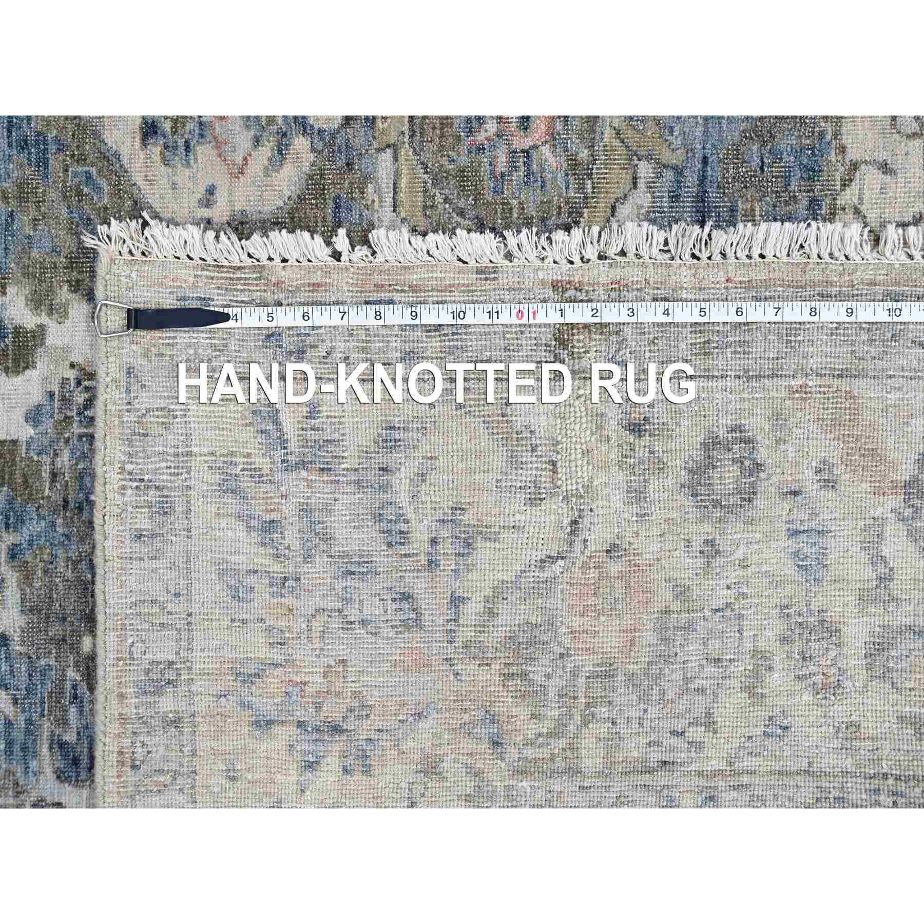 Oushak-And-Peshawar-Hand-Knotted-Rug-53025