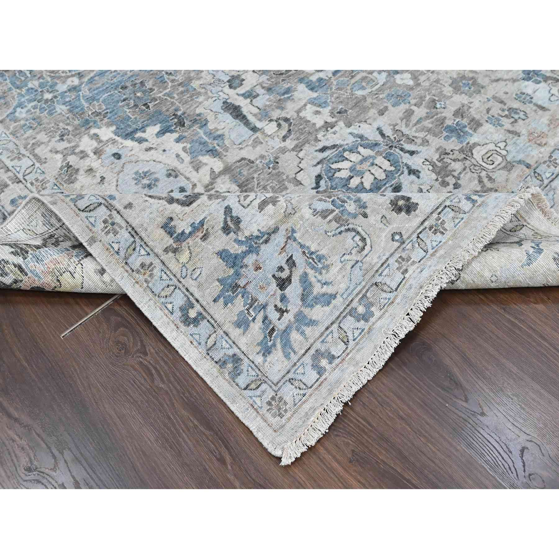 Oushak-And-Peshawar-Hand-Knotted-Rug-53030