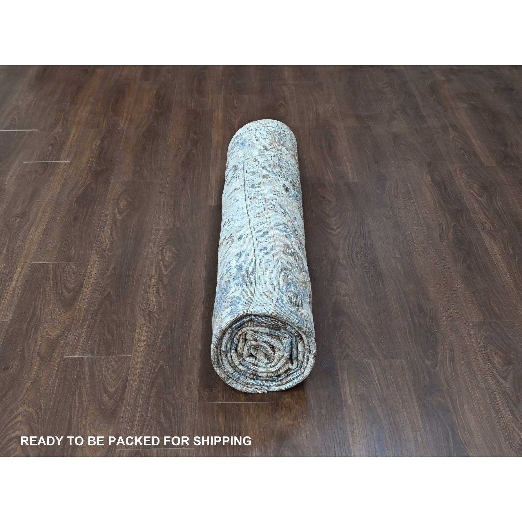Oushak-And-Peshawar-Hand-Knotted-Rug-53030