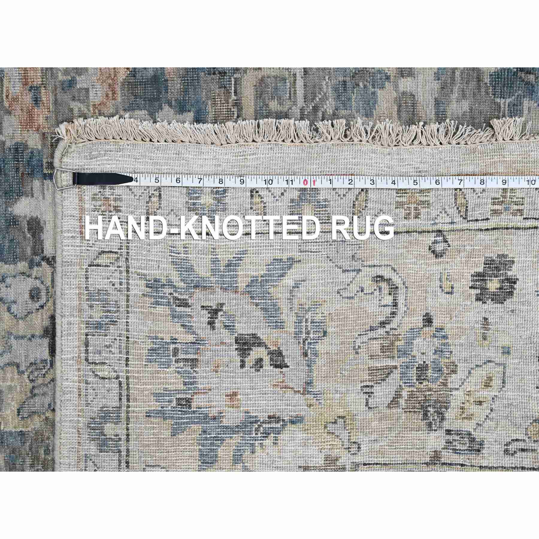 Oushak-And-Peshawar-Hand-Knotted-Rug-53030
