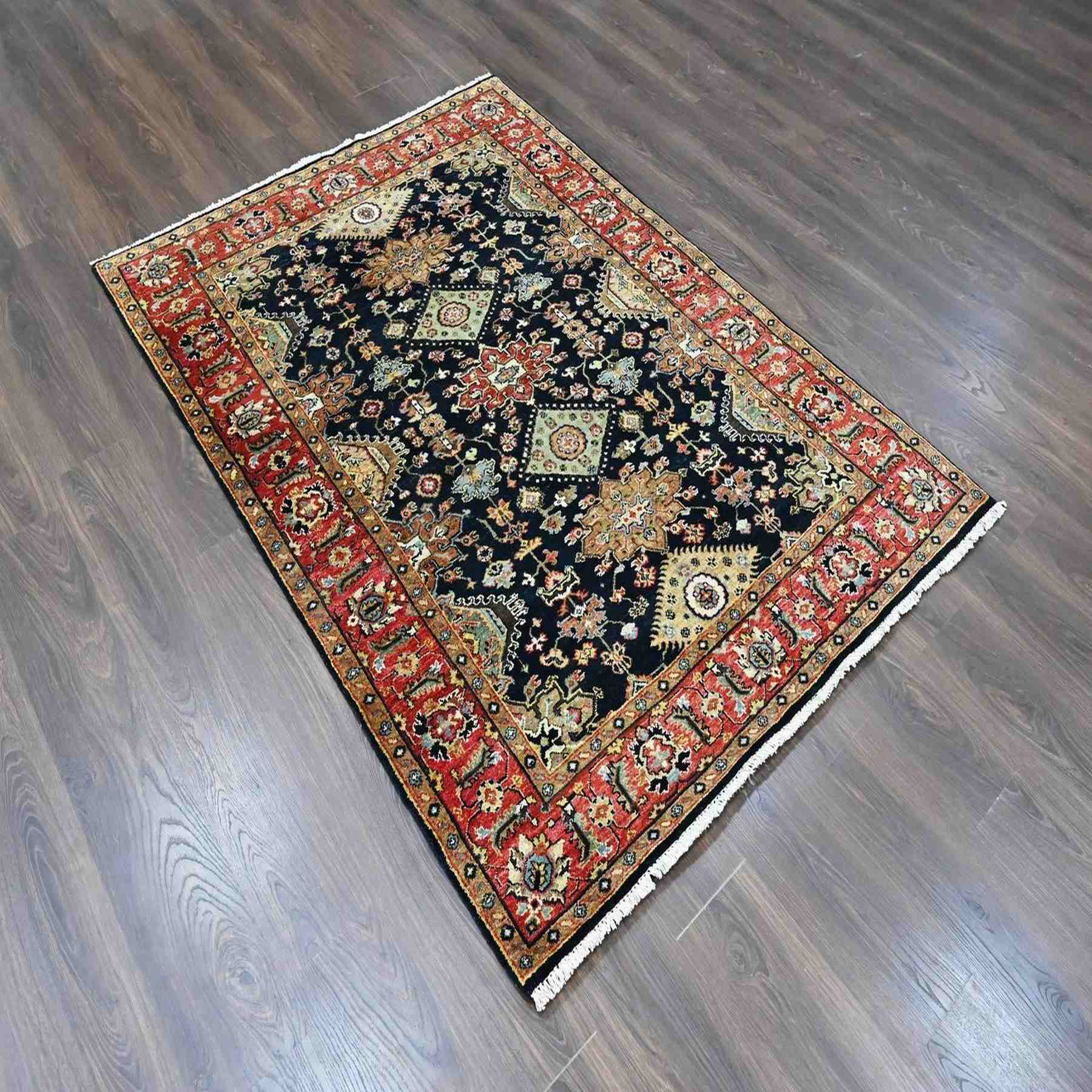 Tribal-Geometric-Hand-Knotted-Rug-52630