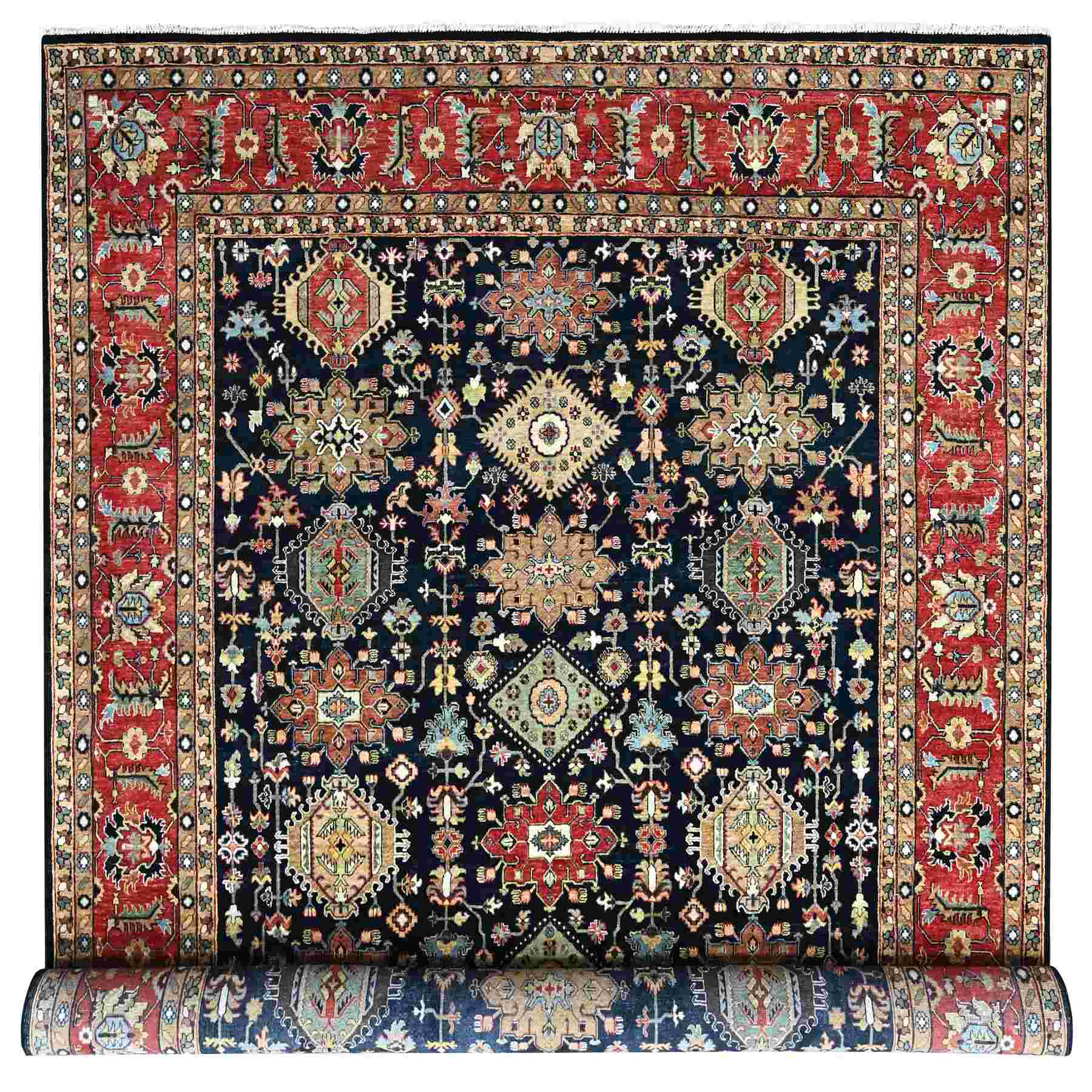 Tribal-Geometric-Hand-Knotted-Rug-52635