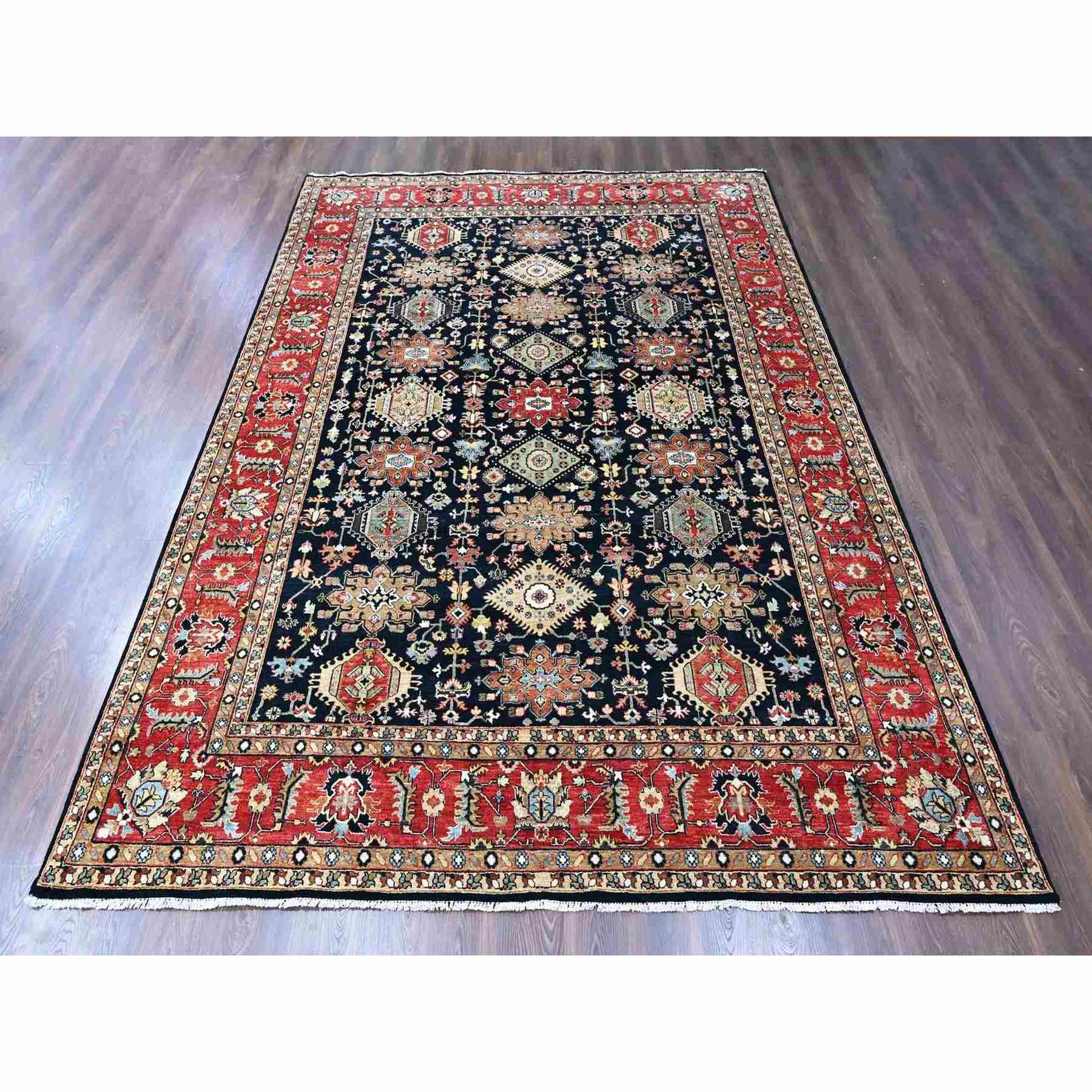 Tribal-Geometric-Hand-Knotted-Rug-52635