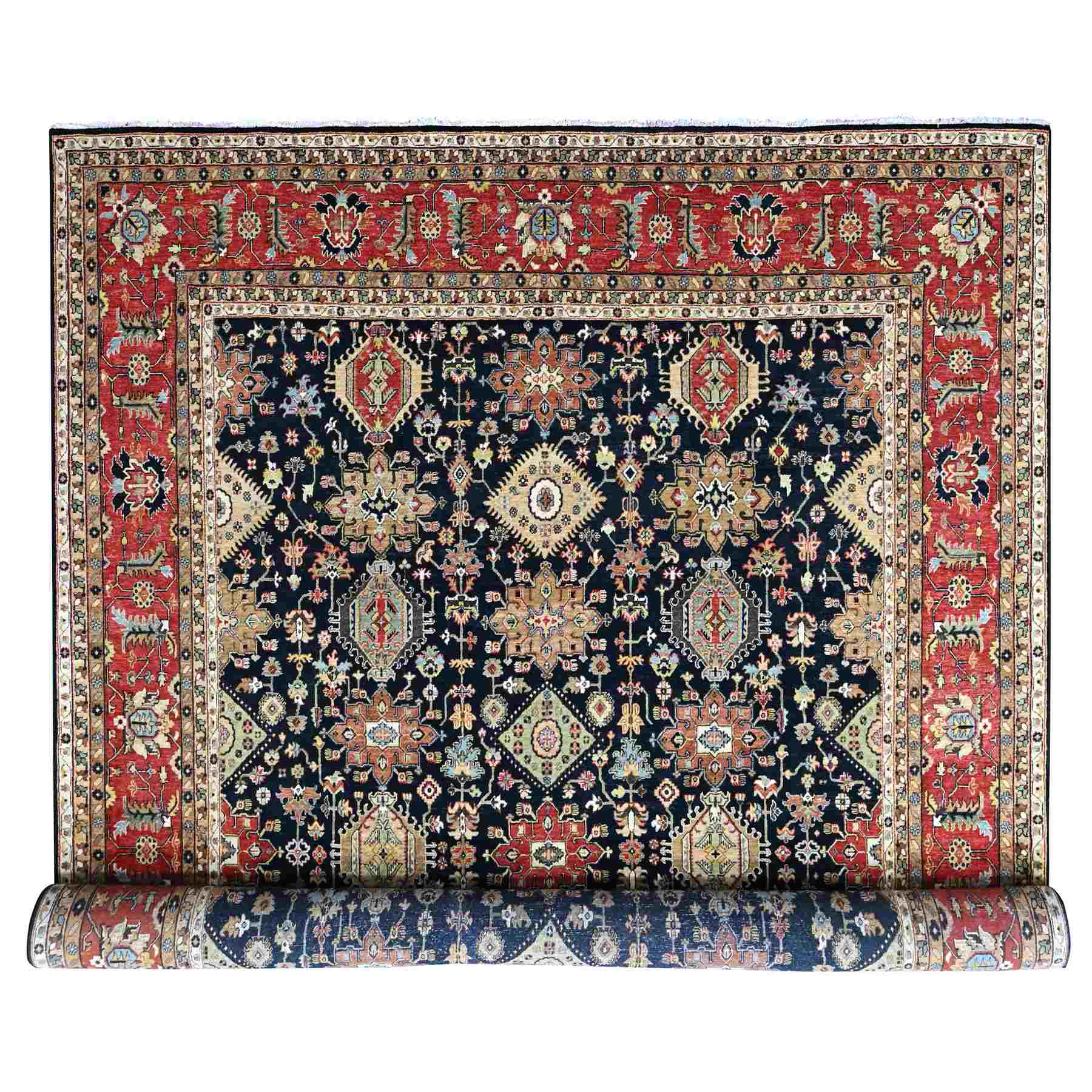 Tribal-Geometric-Hand-Knotted-Rug-52640
