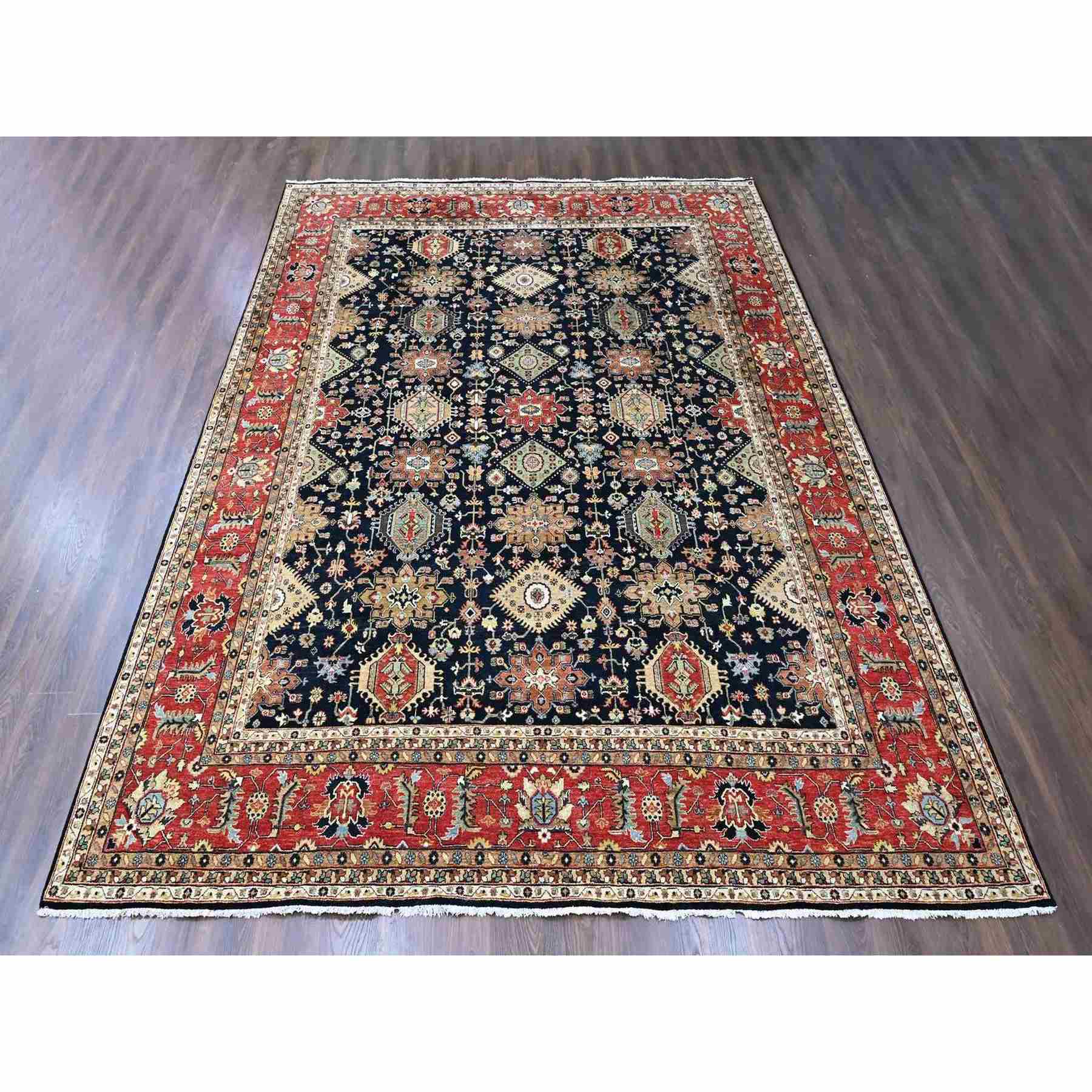 Tribal-Geometric-Hand-Knotted-Rug-52640