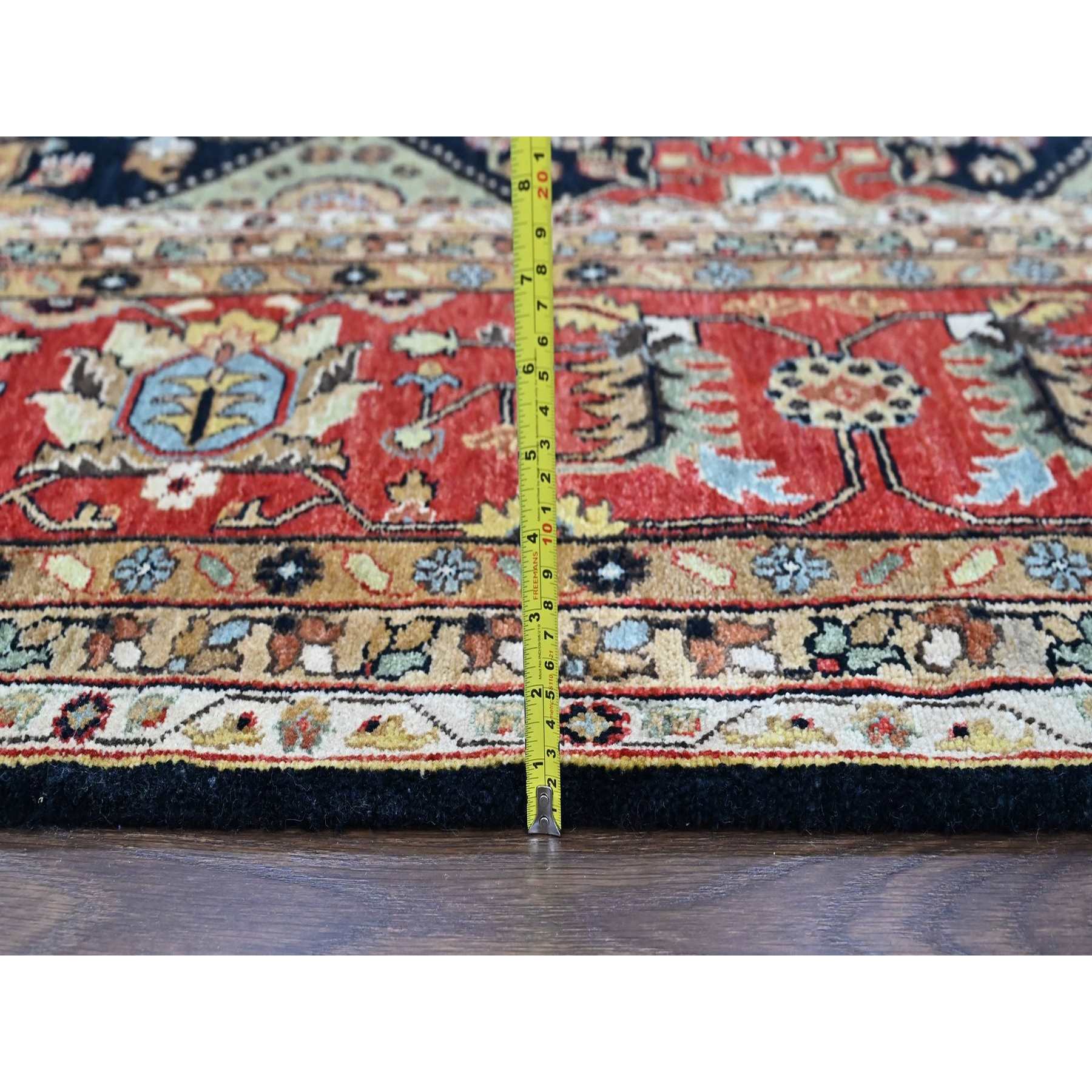 Tribal-Geometric-Hand-Knotted-Rug-52640