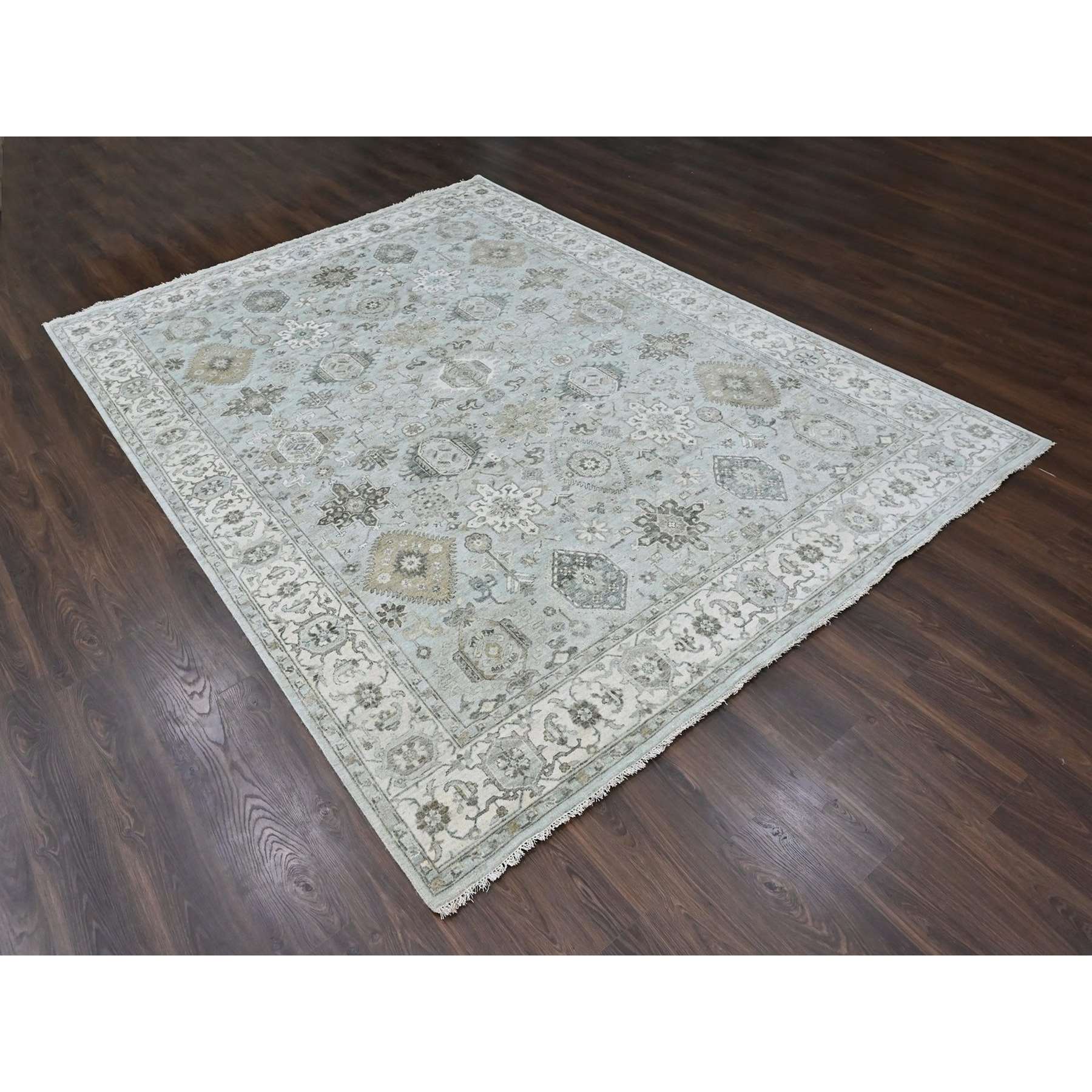 Tribal-Geometric-Hand-Knotted-Rug-52660