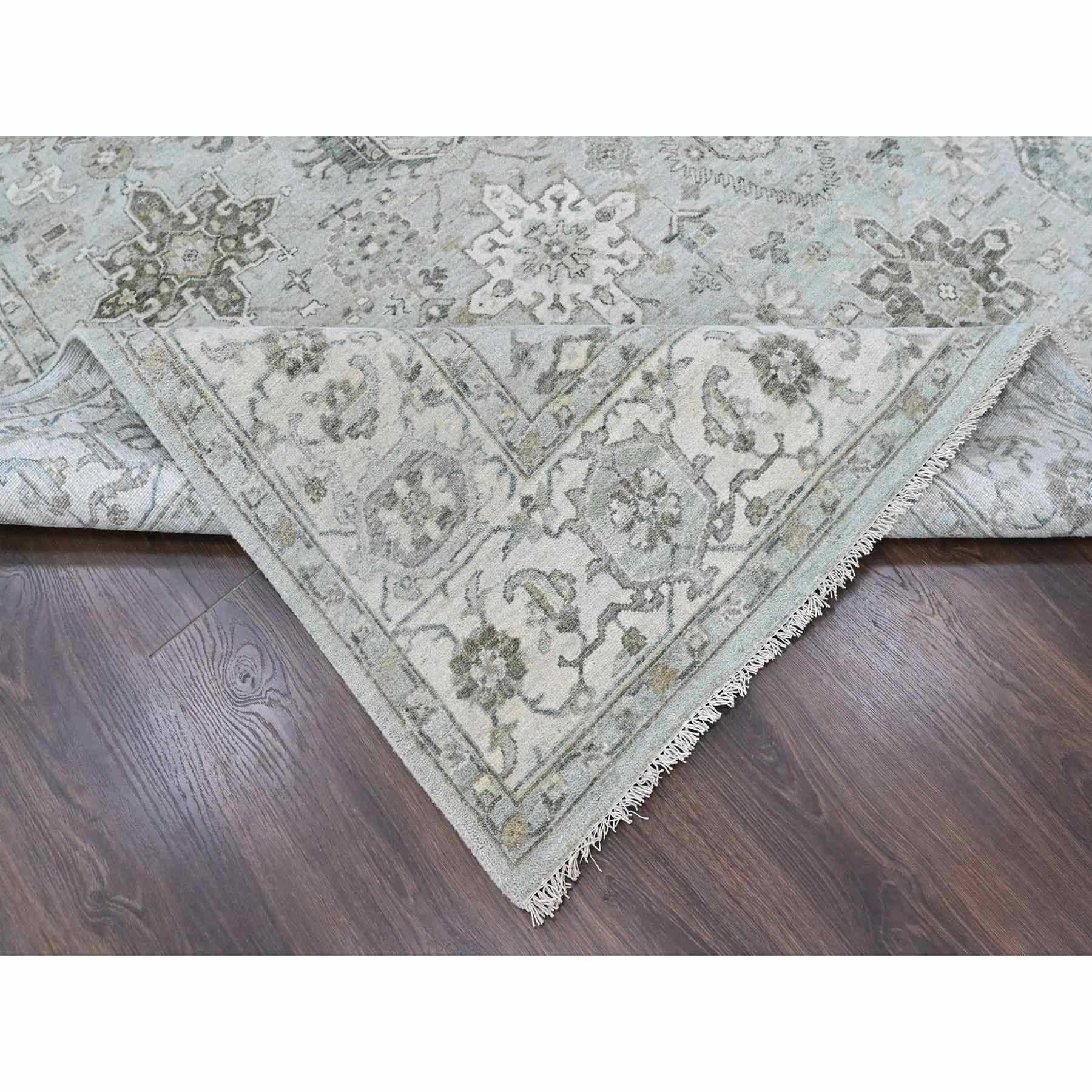 Tribal-Geometric-Hand-Knotted-Rug-52660