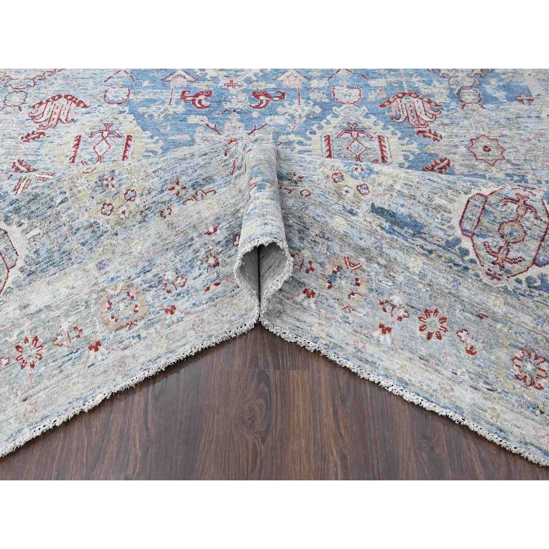 Tribal-Geometric-Hand-Knotted-Rug-52715