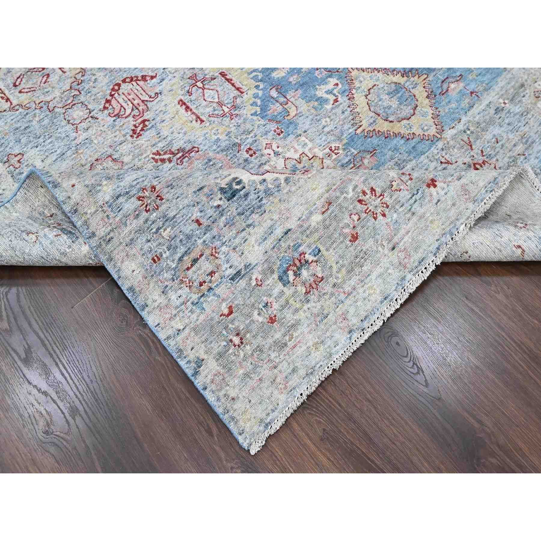 Tribal-Geometric-Hand-Knotted-Rug-52715