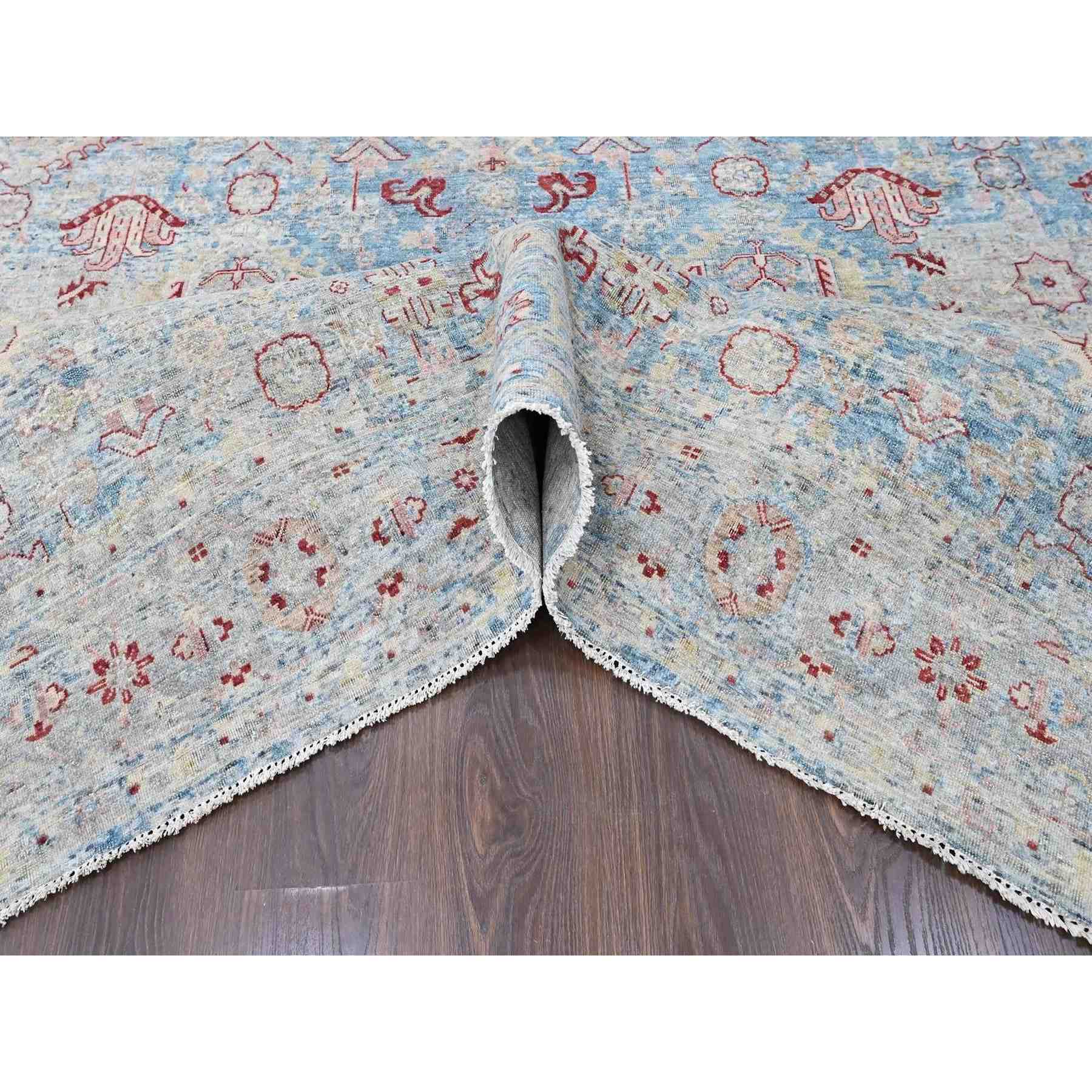 Tribal-Geometric-Hand-Knotted-Rug-52720