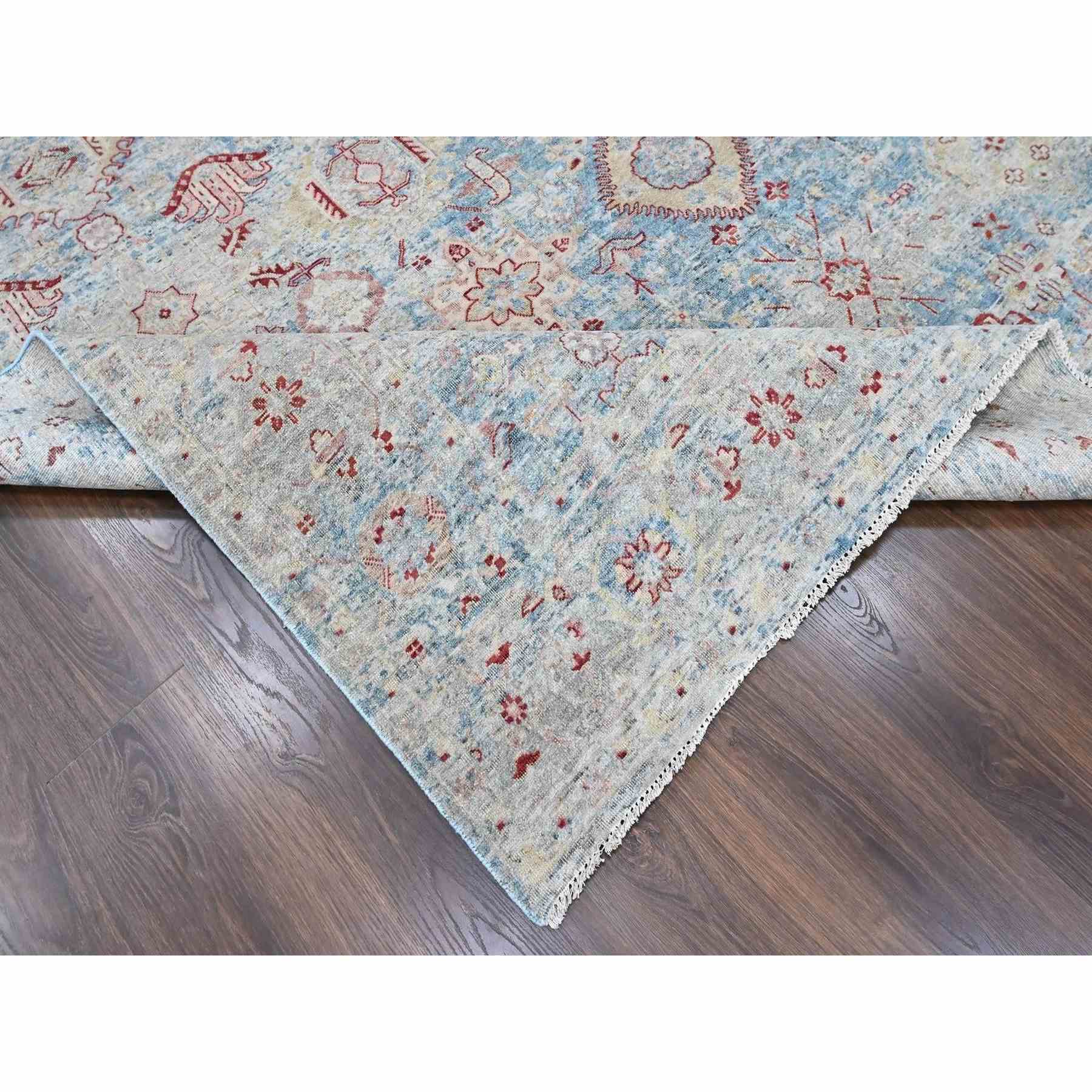 Tribal-Geometric-Hand-Knotted-Rug-52720