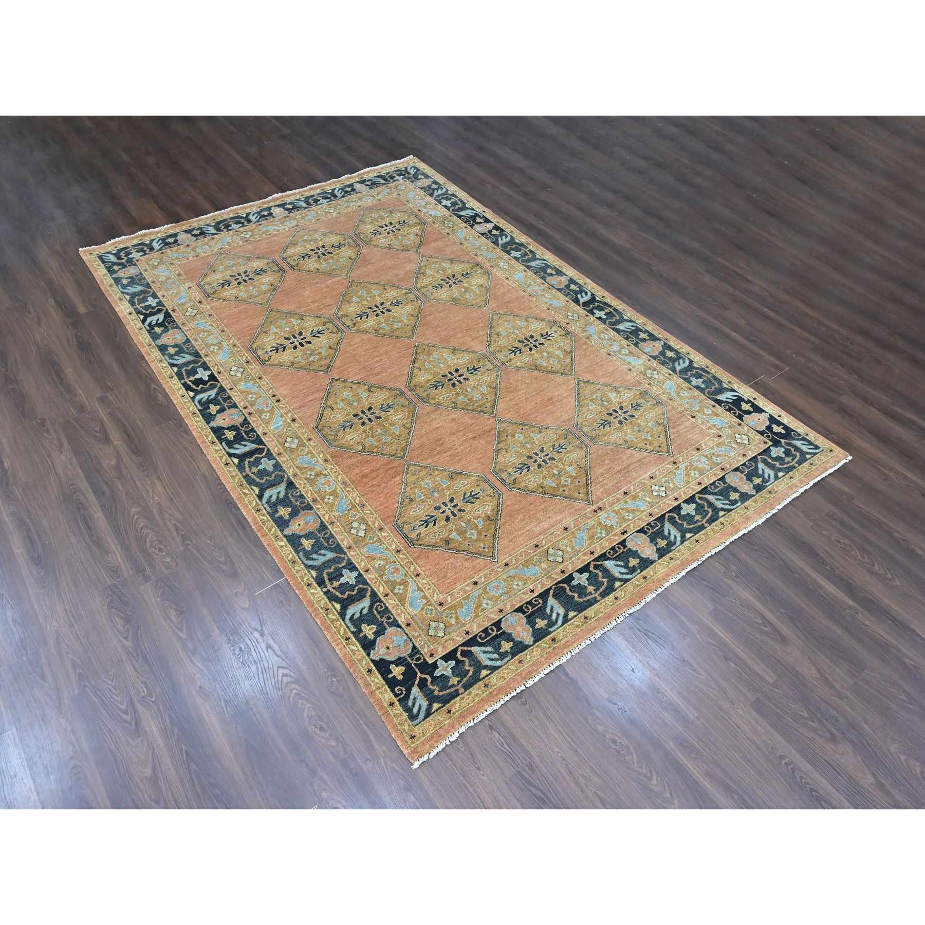 Tribal-Geometric-Hand-Knotted-Rug-53010