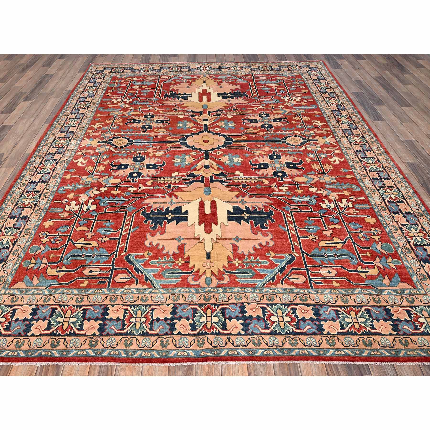 Heriz-Hand-Knotted-Rug-7535