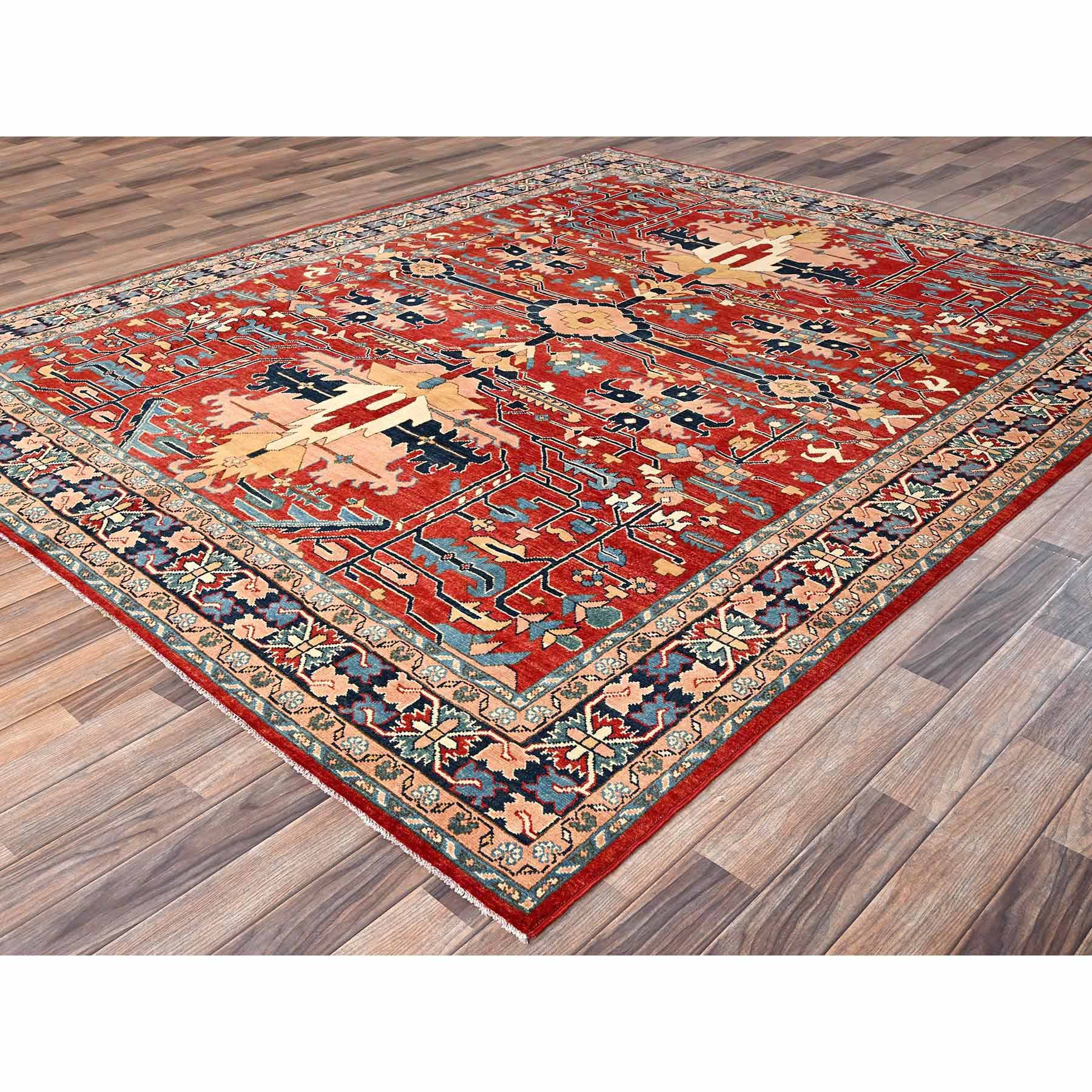 Heriz-Hand-Knotted-Rug-7535