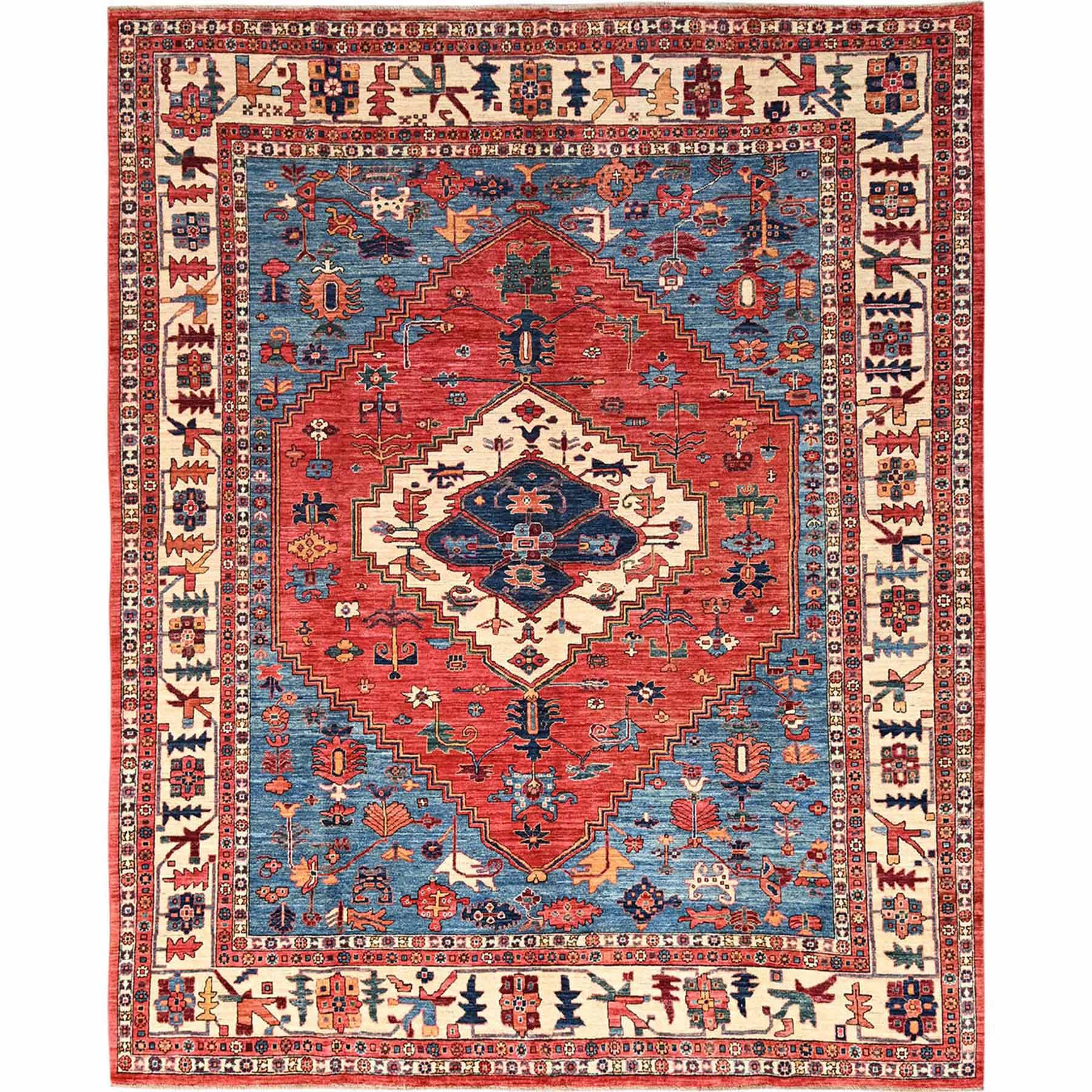 Heriz-Hand-Knotted-Rug-7975