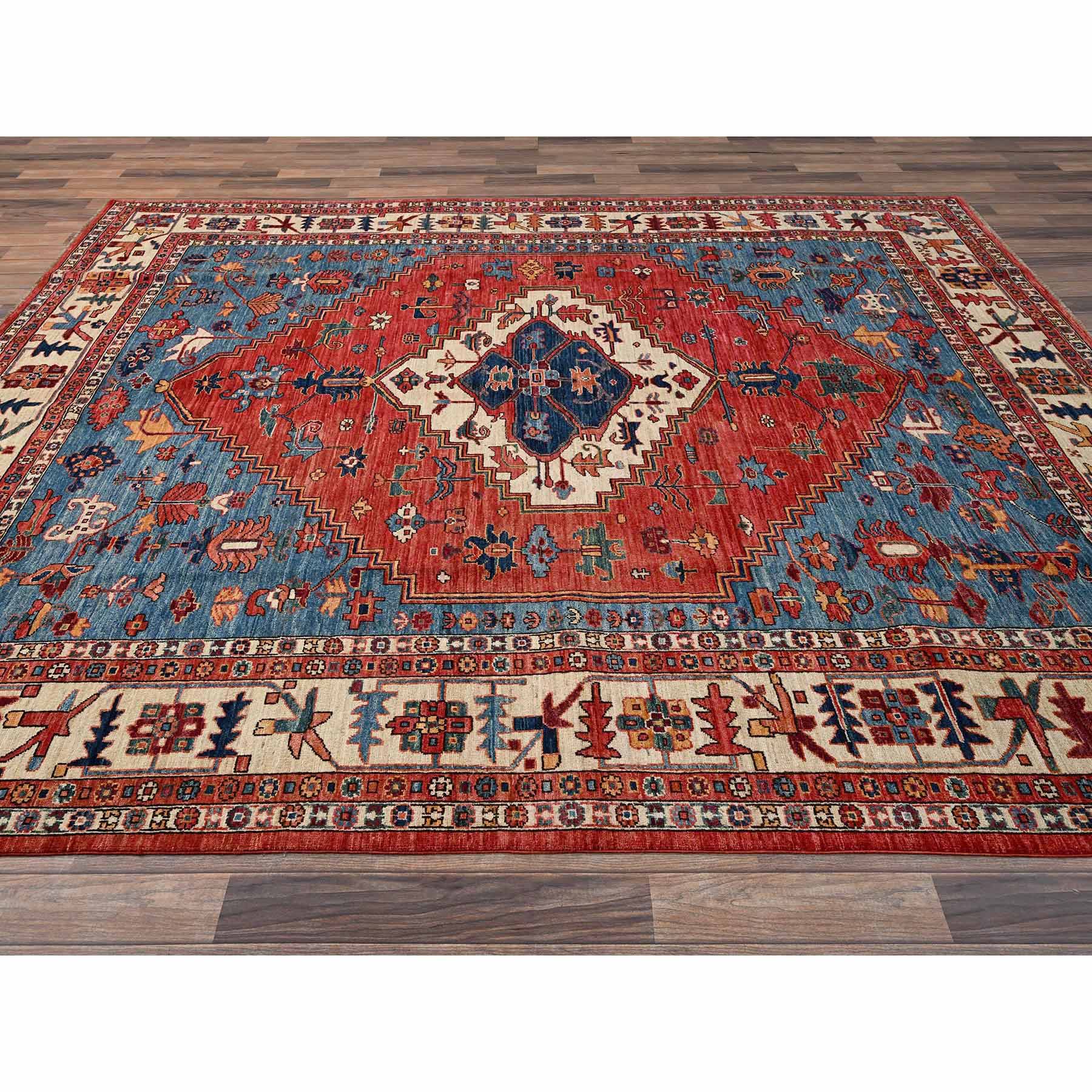 Heriz-Hand-Knotted-Rug-7975