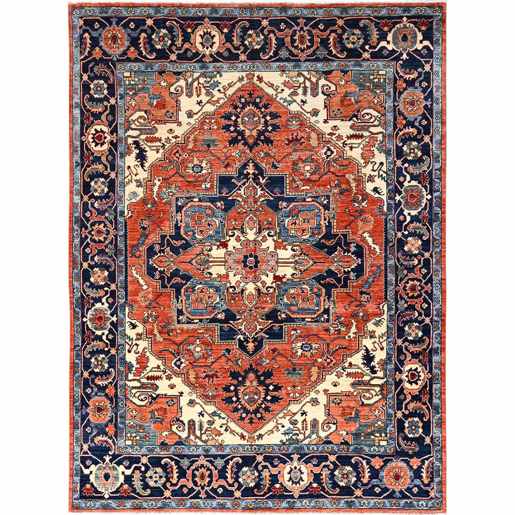 Heriz-Hand-Knotted-Rug-8025
