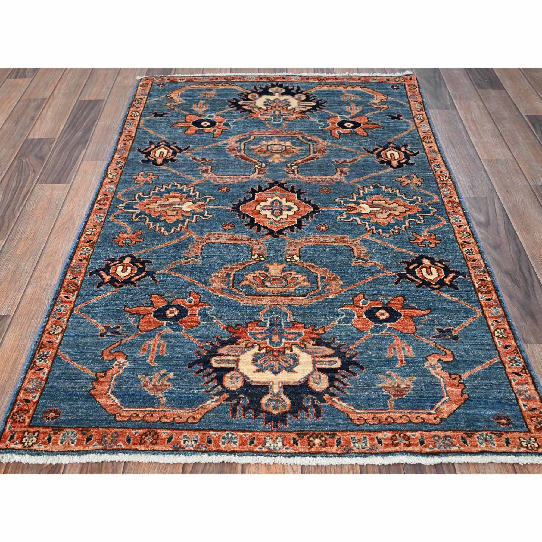 Stellar Blue, High Mountain Wool, Aryana Collection, Antiqued Heriz ...