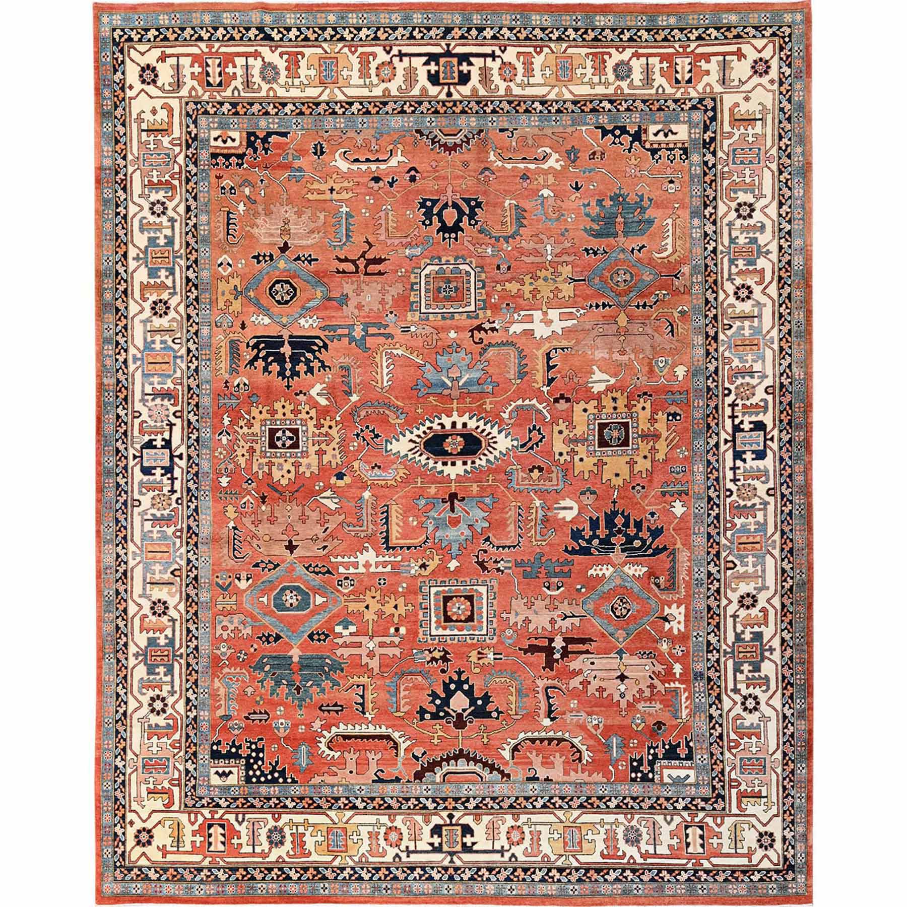 Heriz-Hand-Knotted-Rug-9835