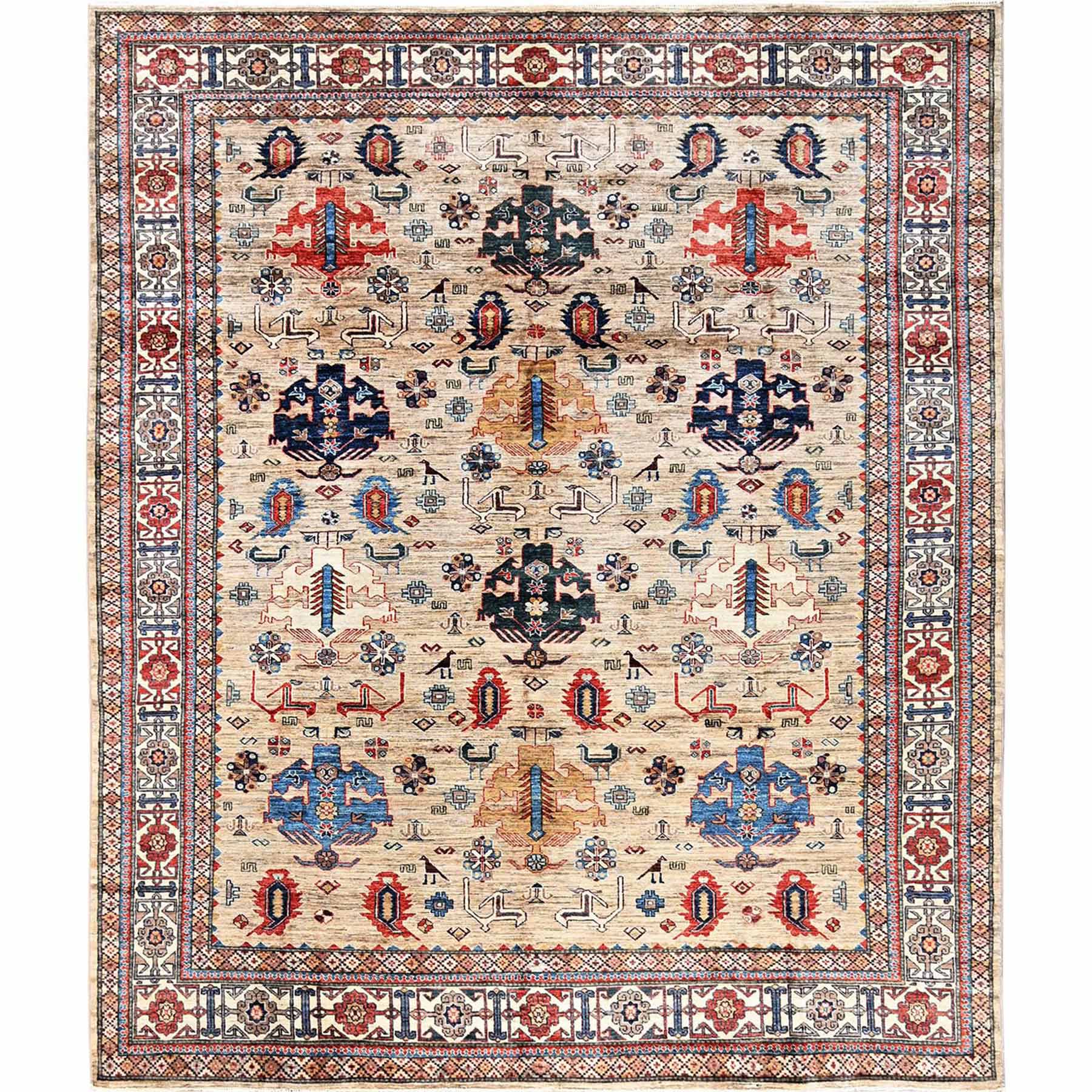 Kazak-Hand-Knotted-Rug-9110