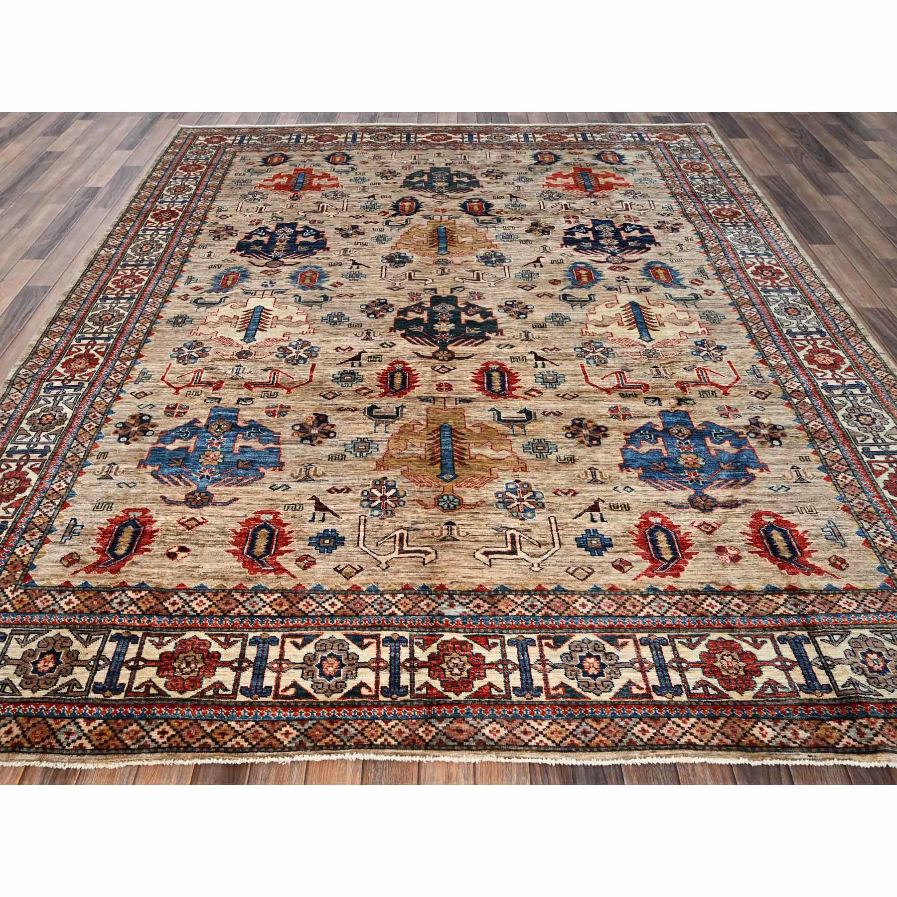 Kazak-Hand-Knotted-Rug-9110