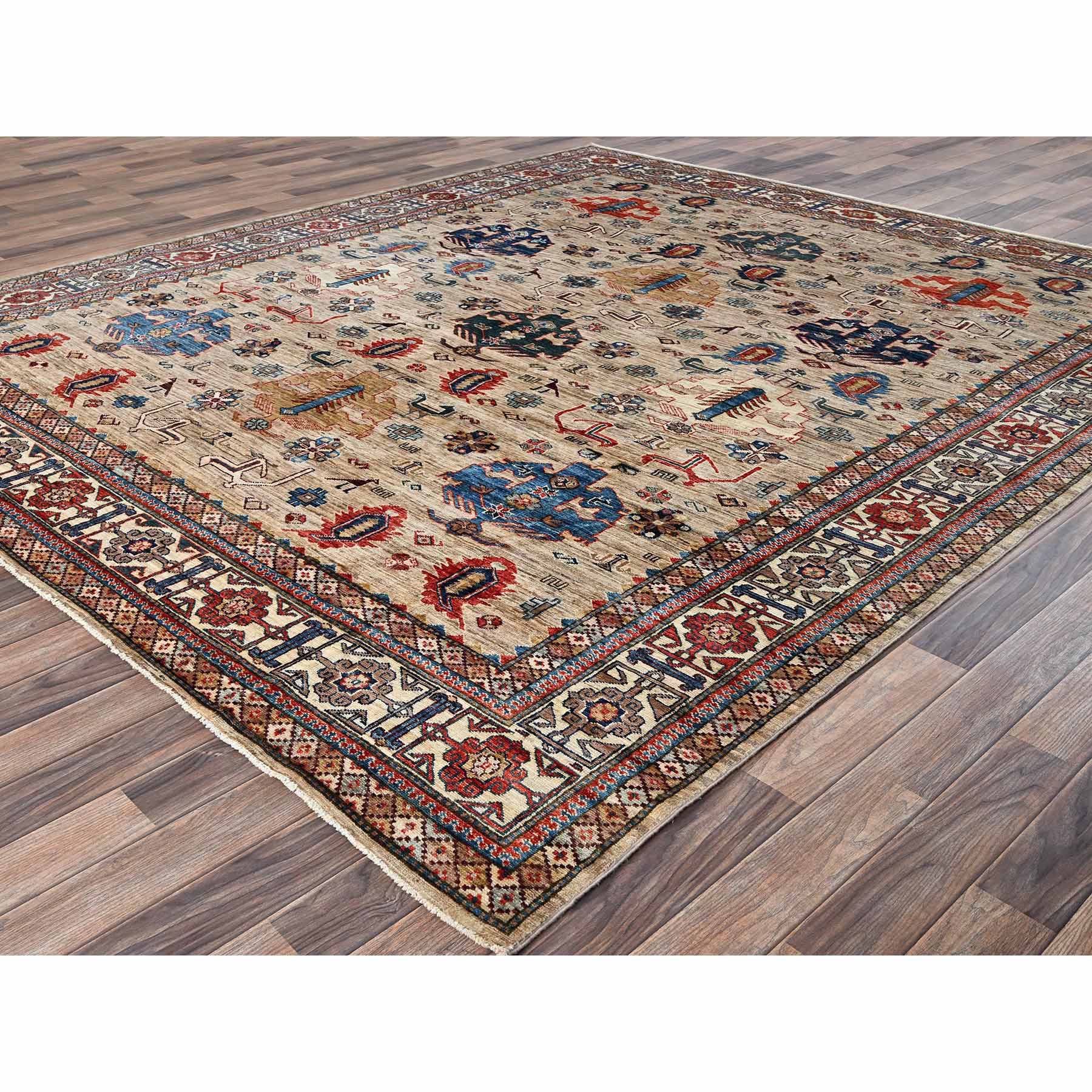 Kazak-Hand-Knotted-Rug-9110