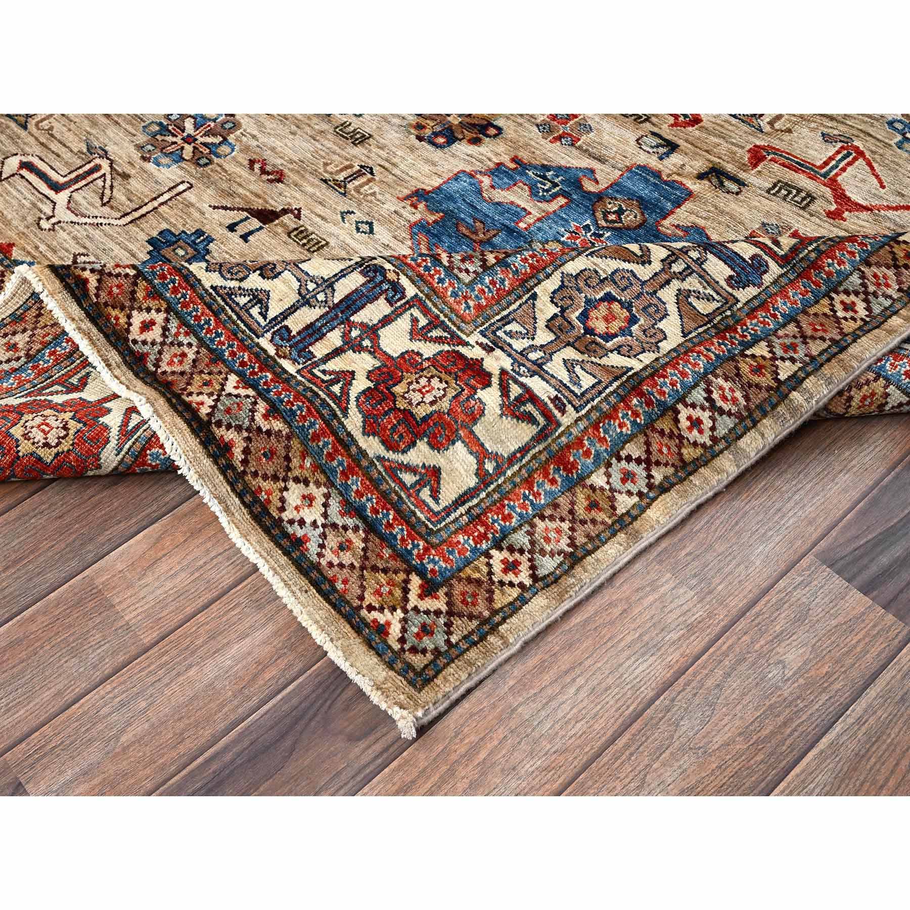 Kazak-Hand-Knotted-Rug-9110