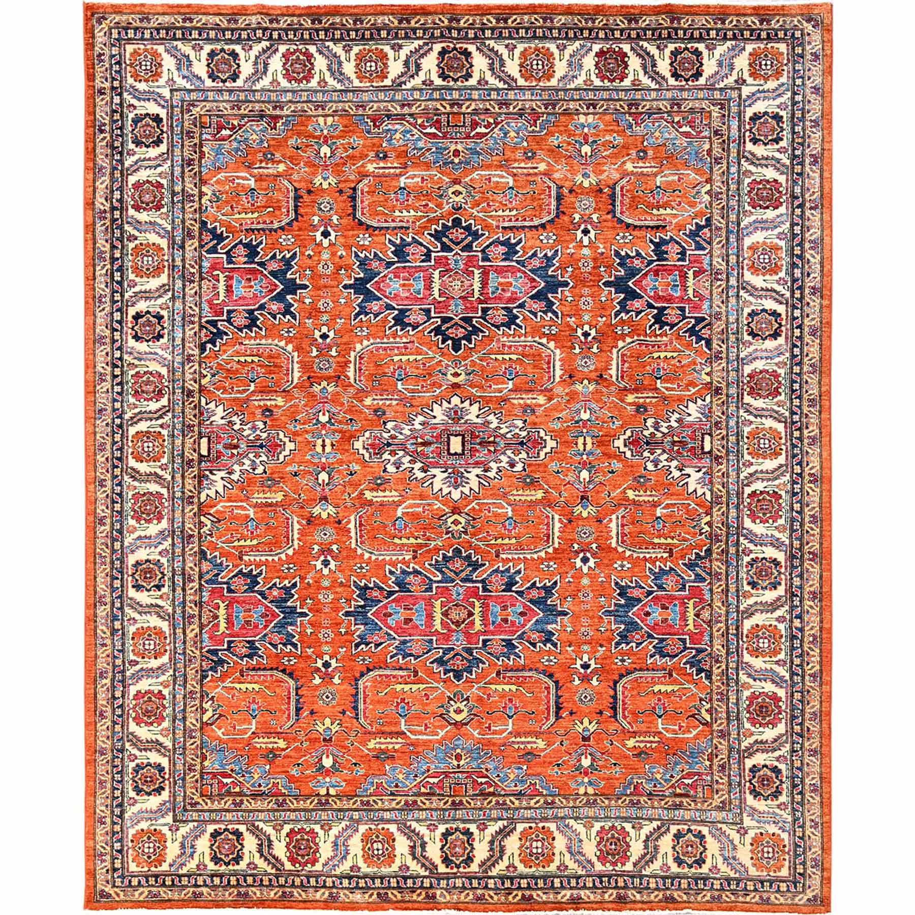 Kazak-Hand-Knotted-Rug-9115