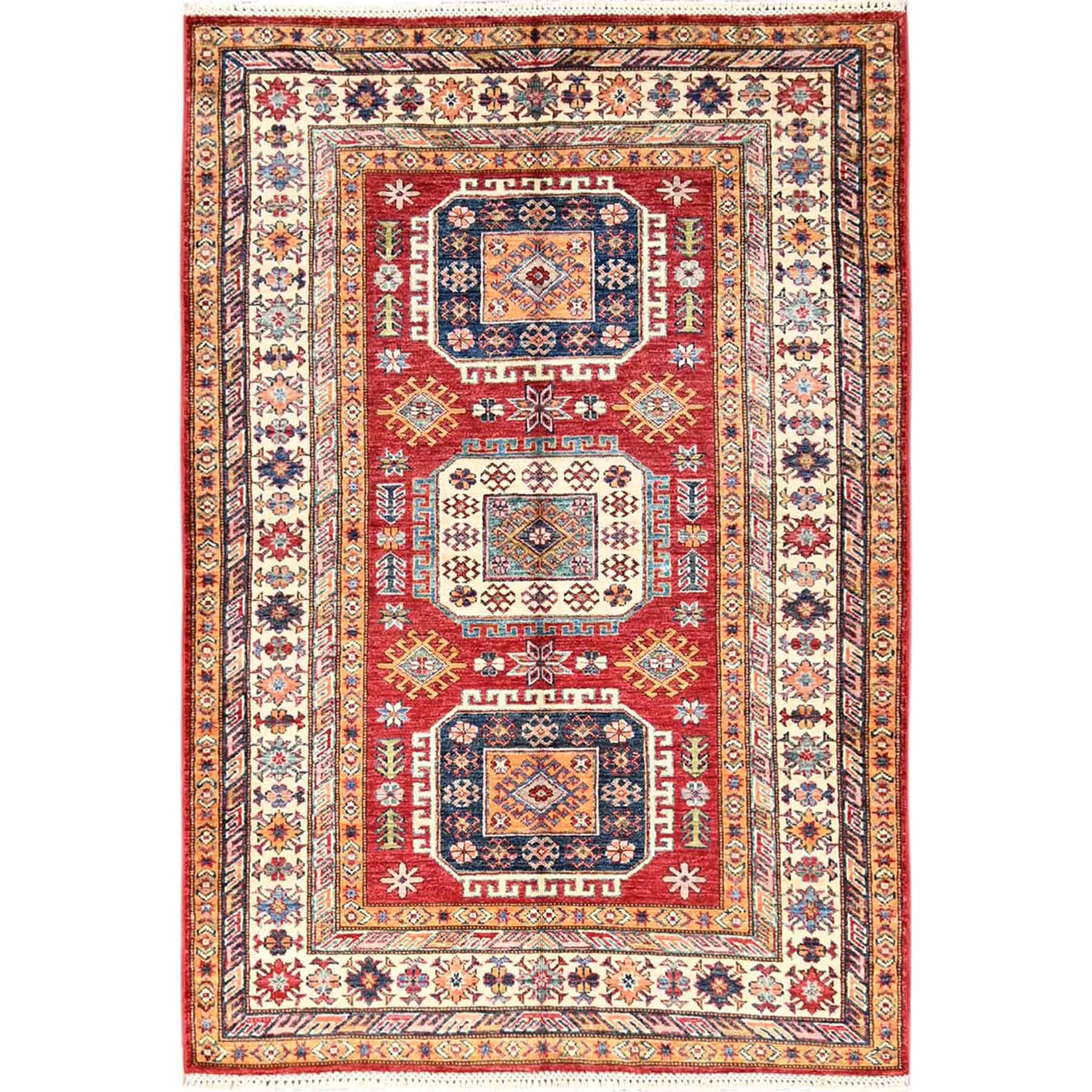 Kazak-Hand-Knotted-Rug-9130